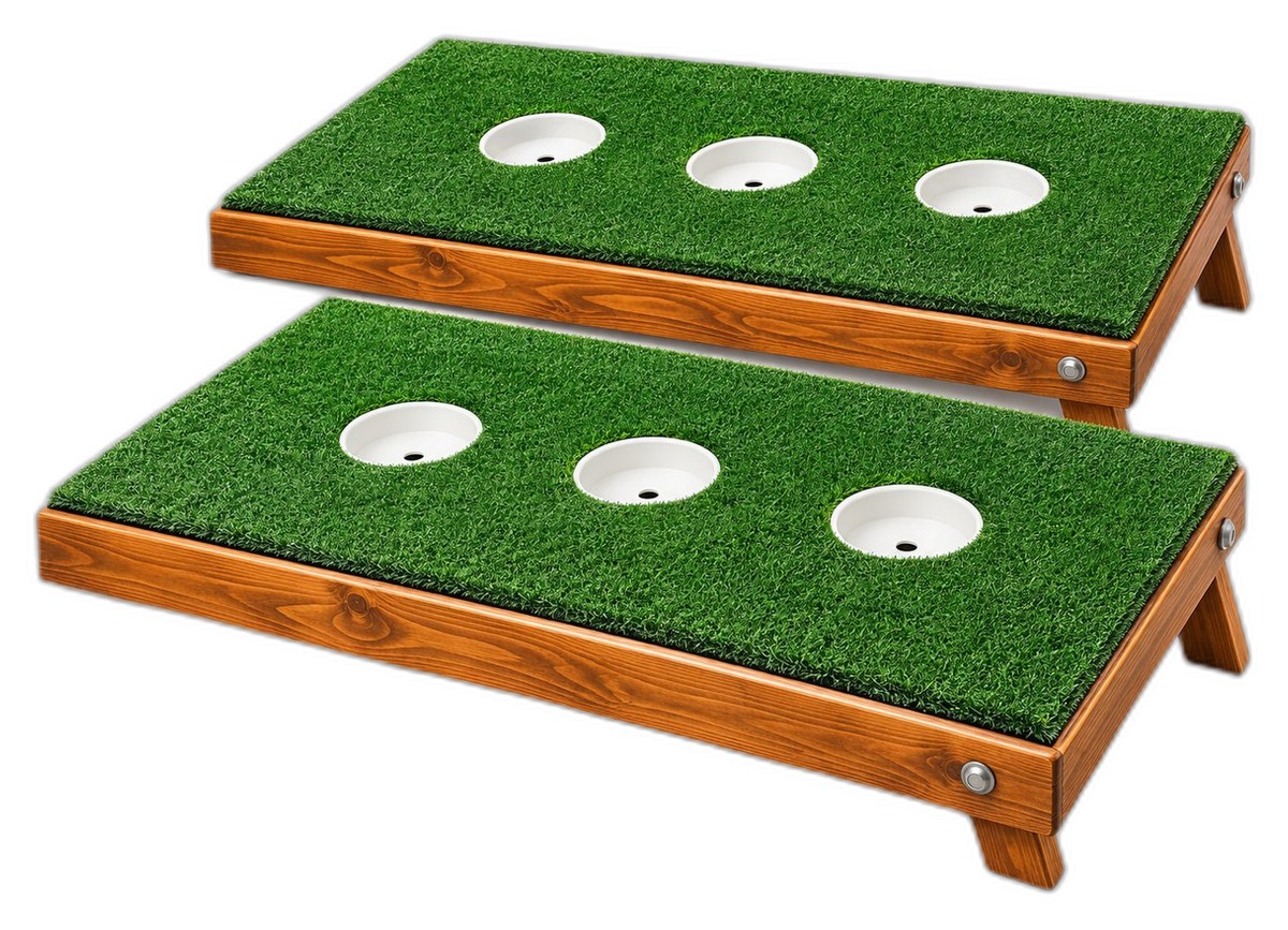 Pub washers three-hole board