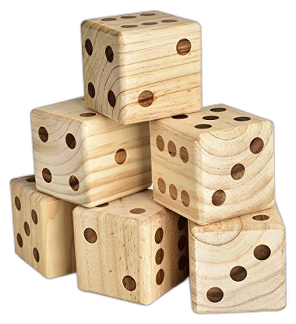 Giant yard dice