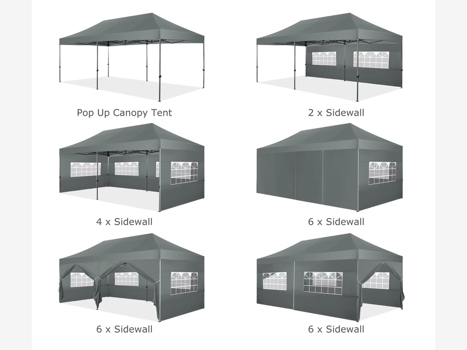 Canopy configurations for weather