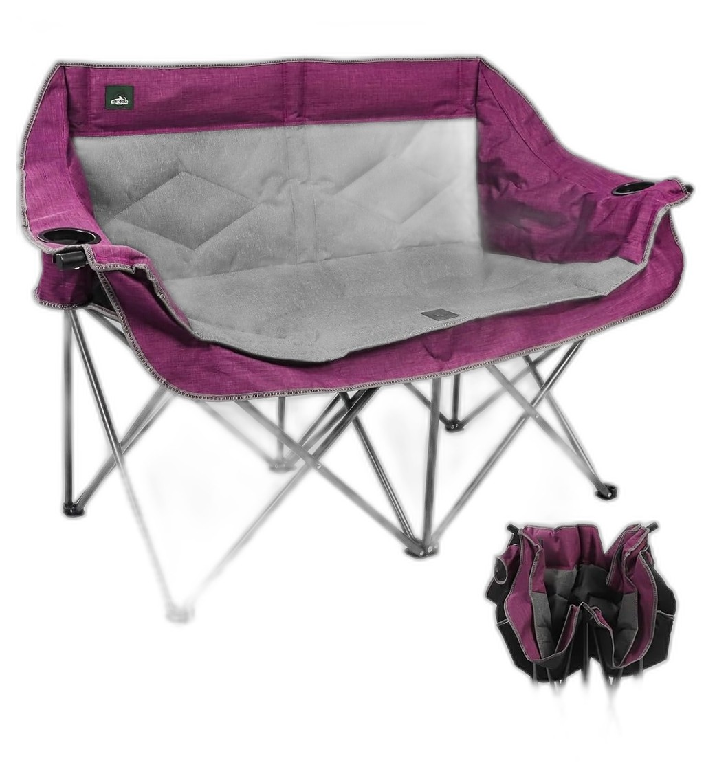 Folding loveseat