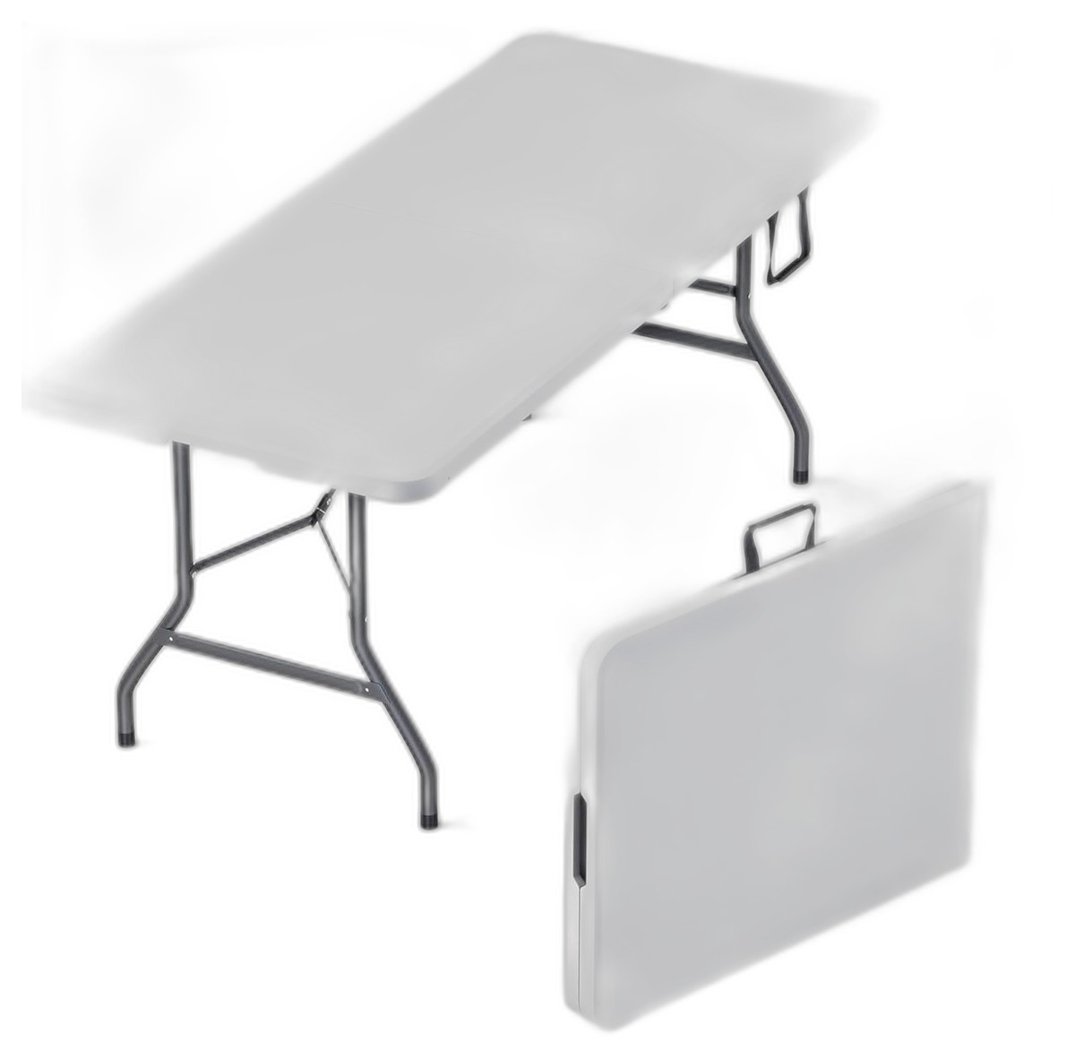 Folding plastic table