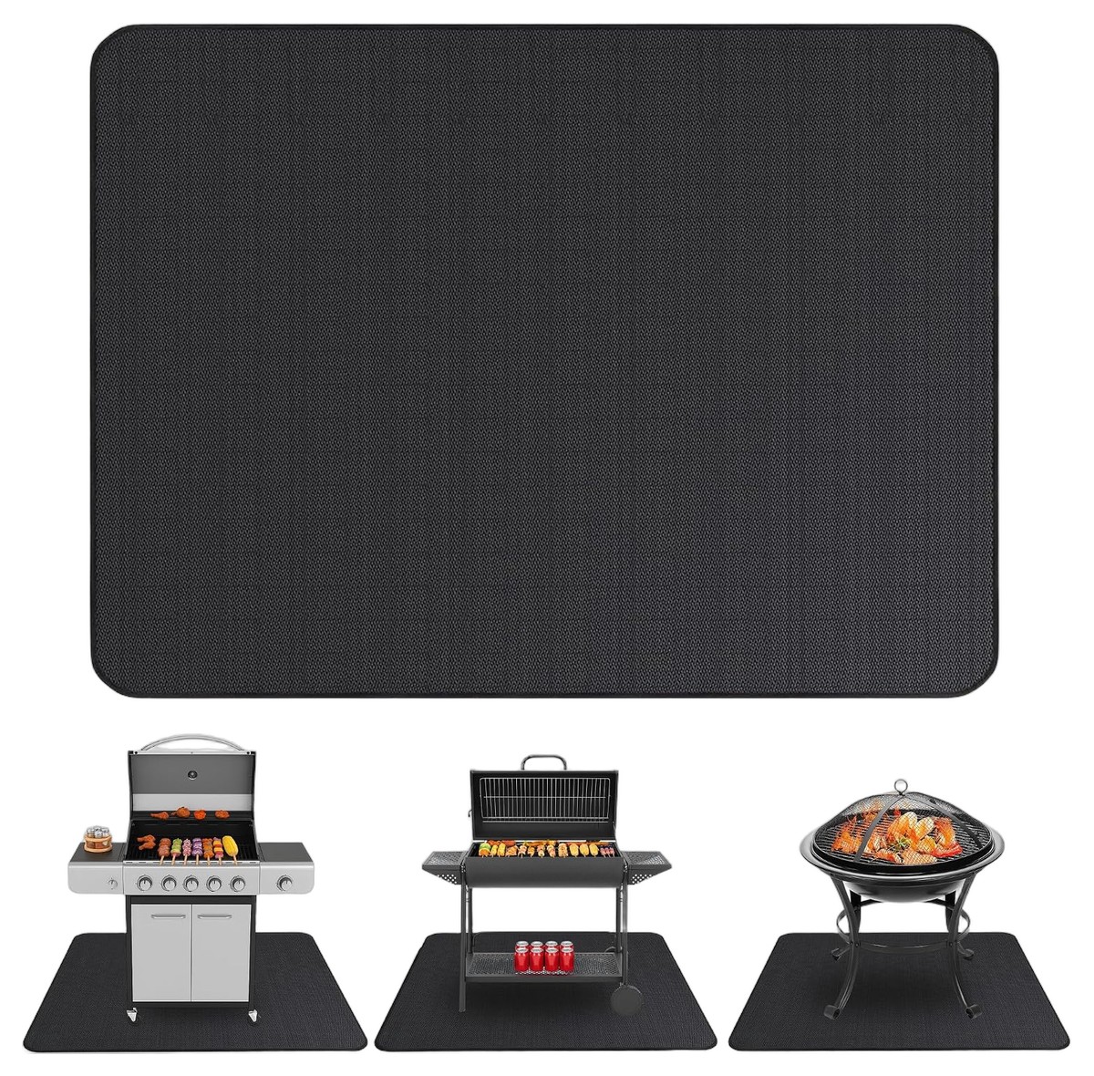 Grill ground mat