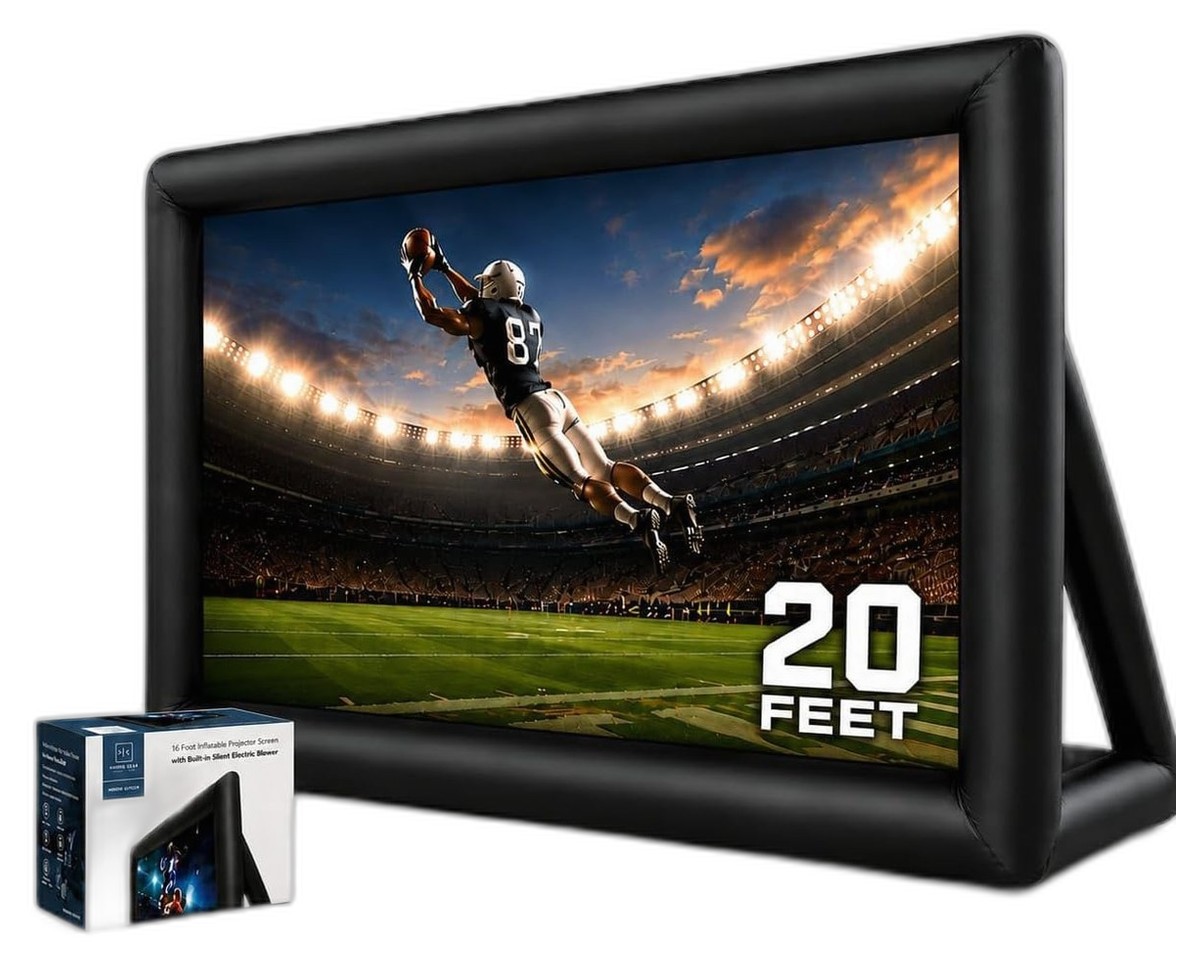 Inflatable projection screen