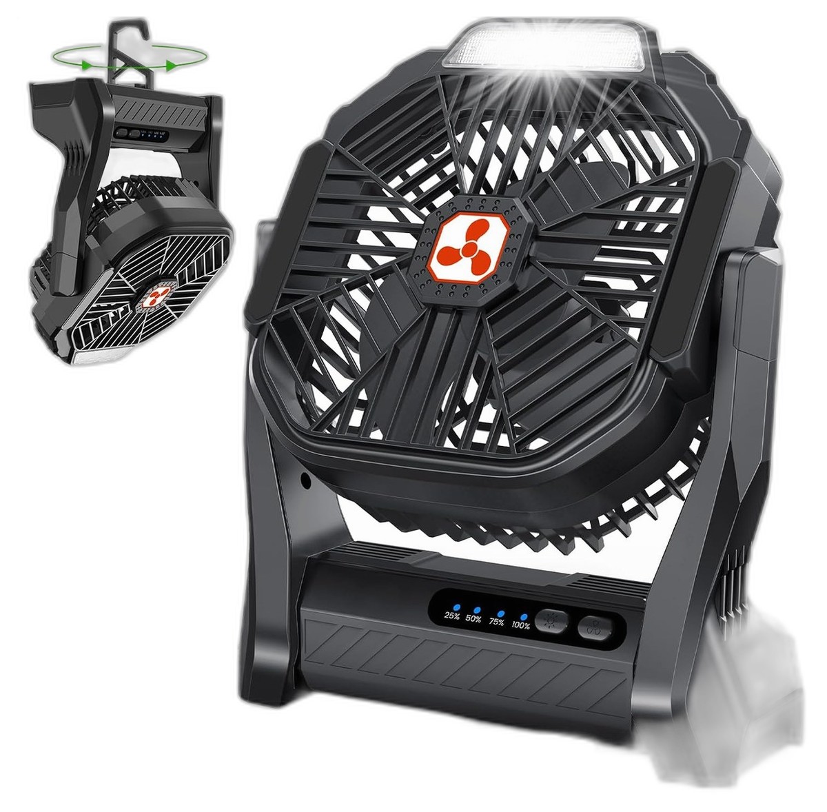 Portable cordless fan
