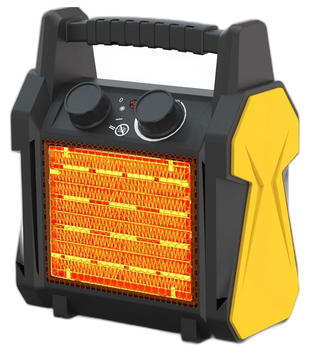 Portable electric ceramic heater