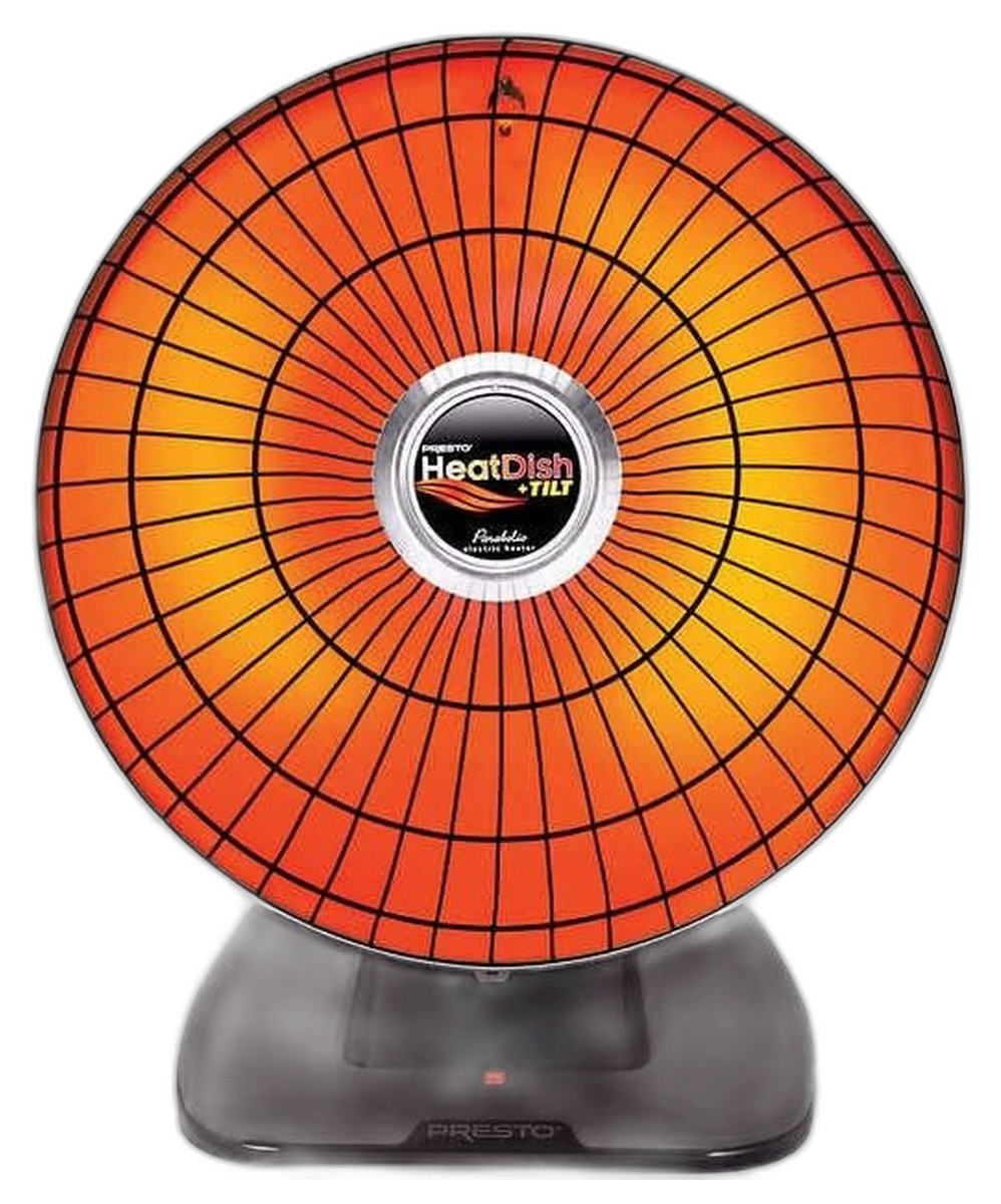 Portable electric parabolic heater