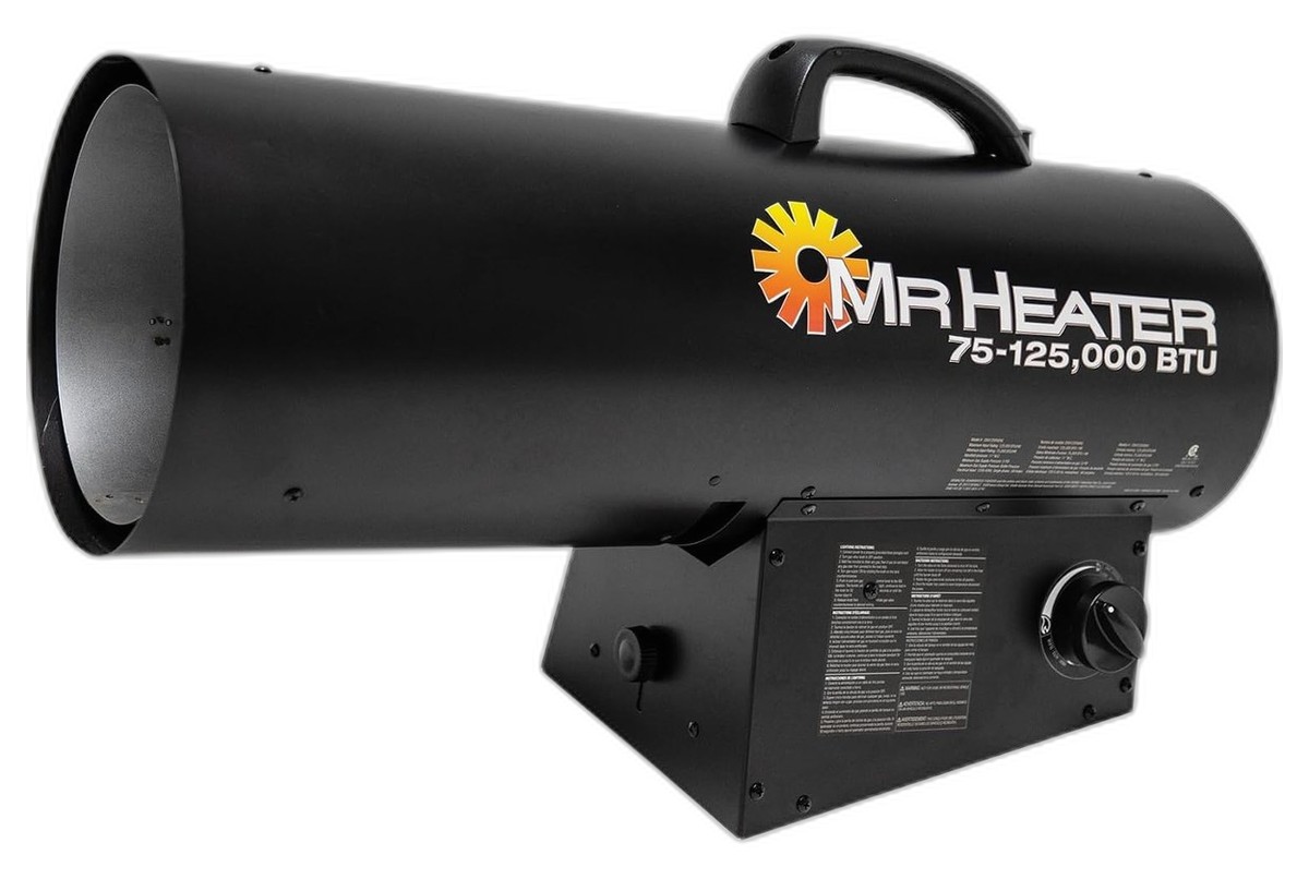 Propane forced air heater