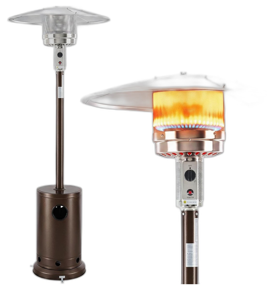 Propane patio heater