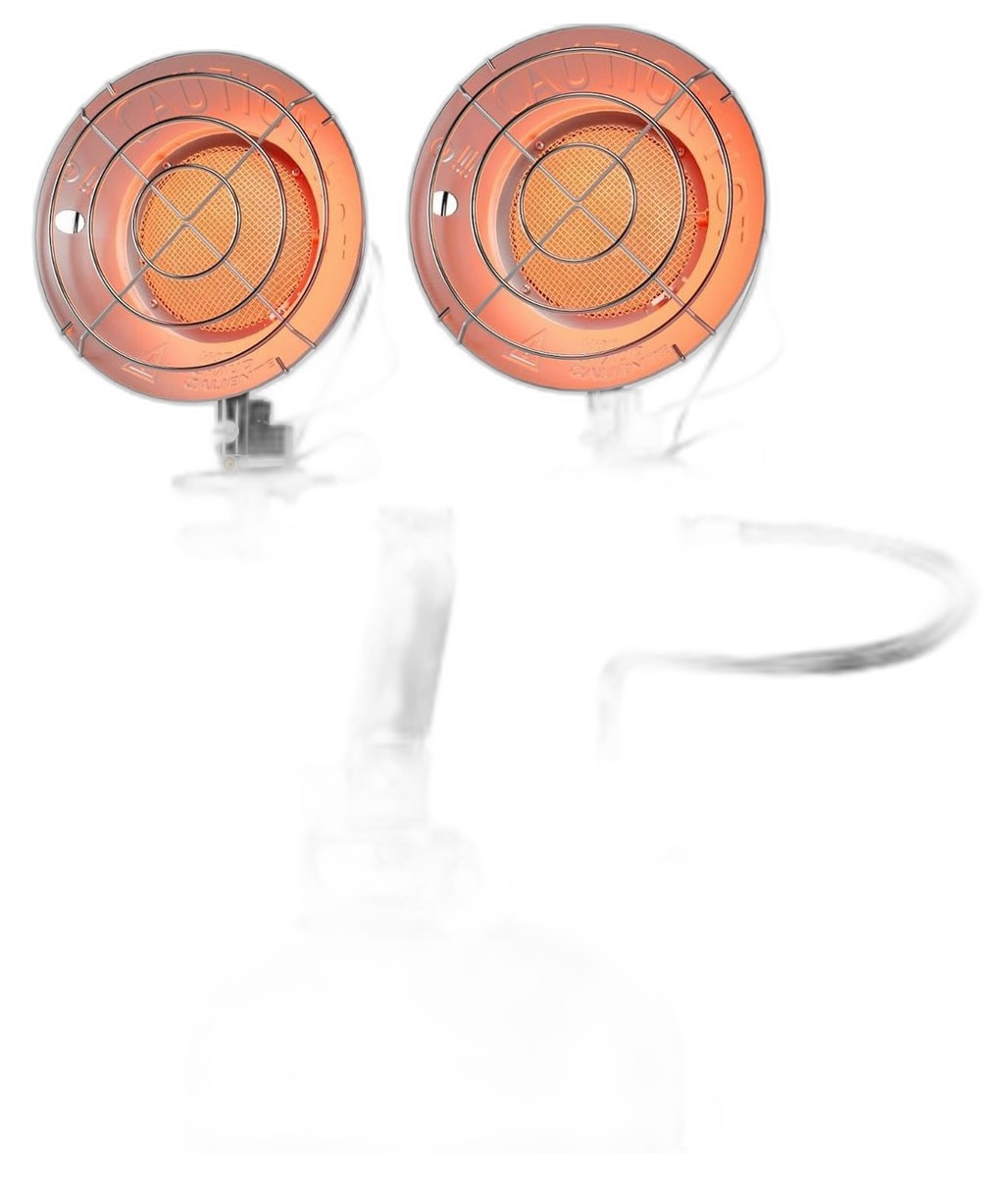 Propane tank mount heater