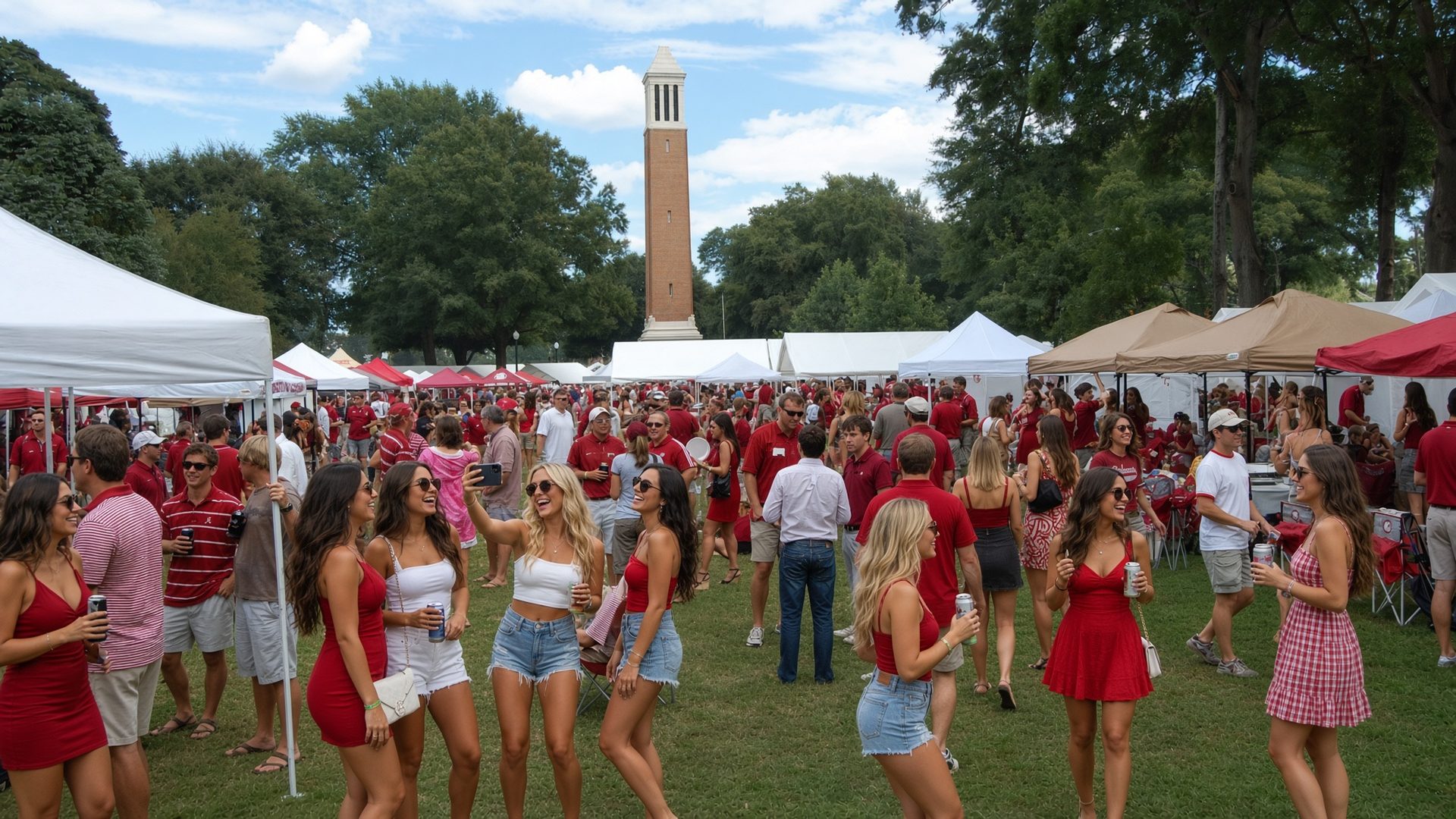 Alabama football tailgate at Saban Field at Bryant-Denny · Tuscaloosa, AL
