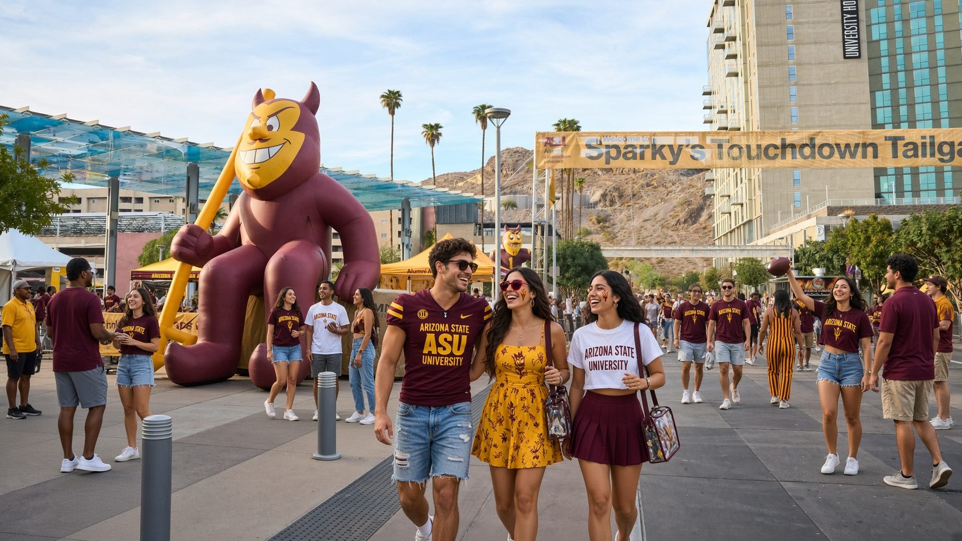 Arizona State football tailgate at Mountain America Stadium · Tempe, AZ