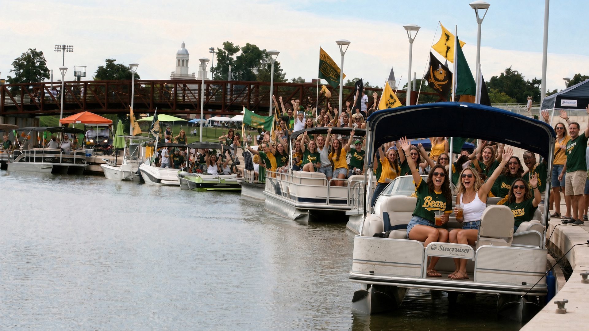 Baylor football tailgate at McLane Stadium · Waco, TX