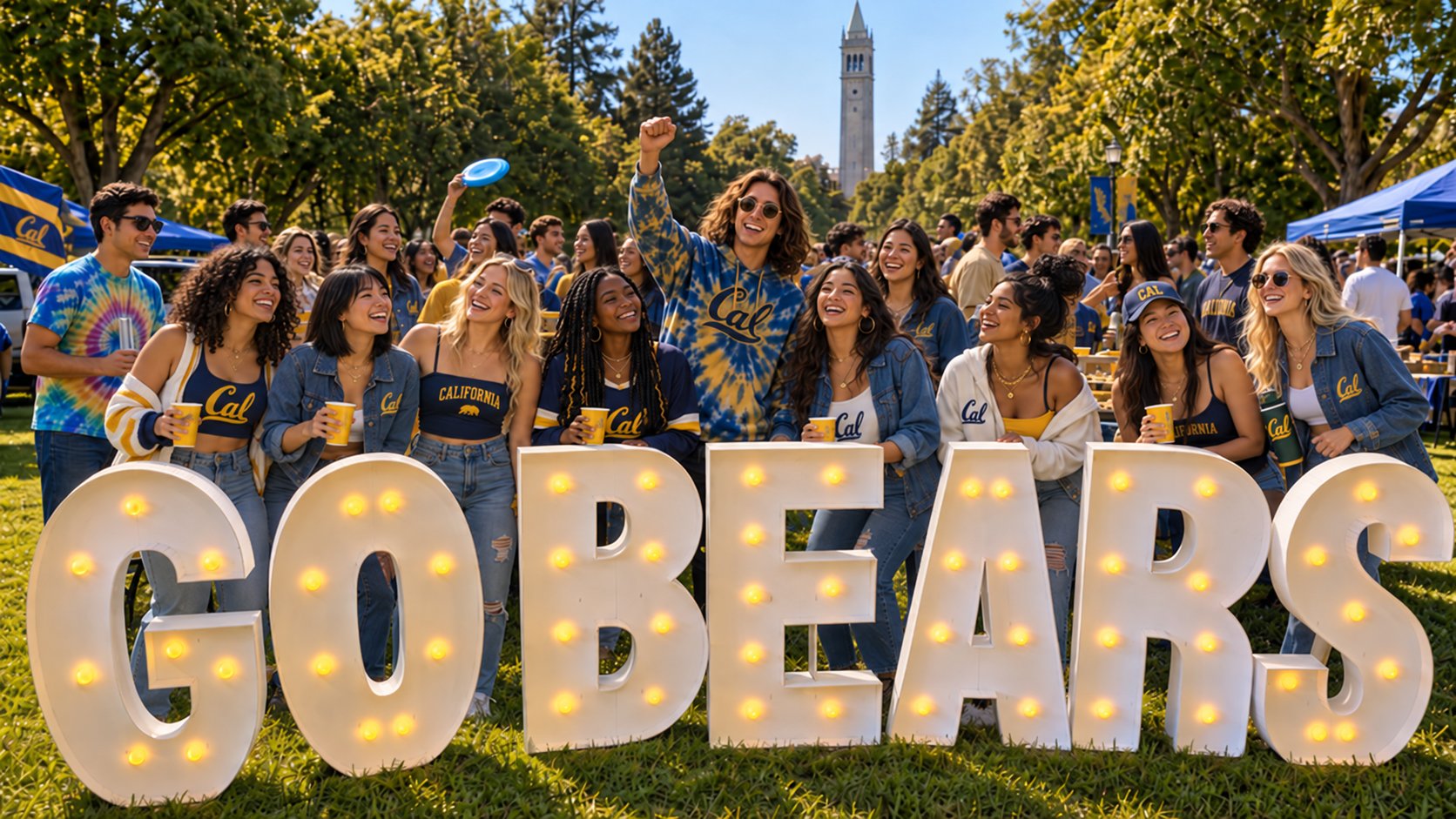California football tailgate at California Memorial Stadium · Berkeley, CA