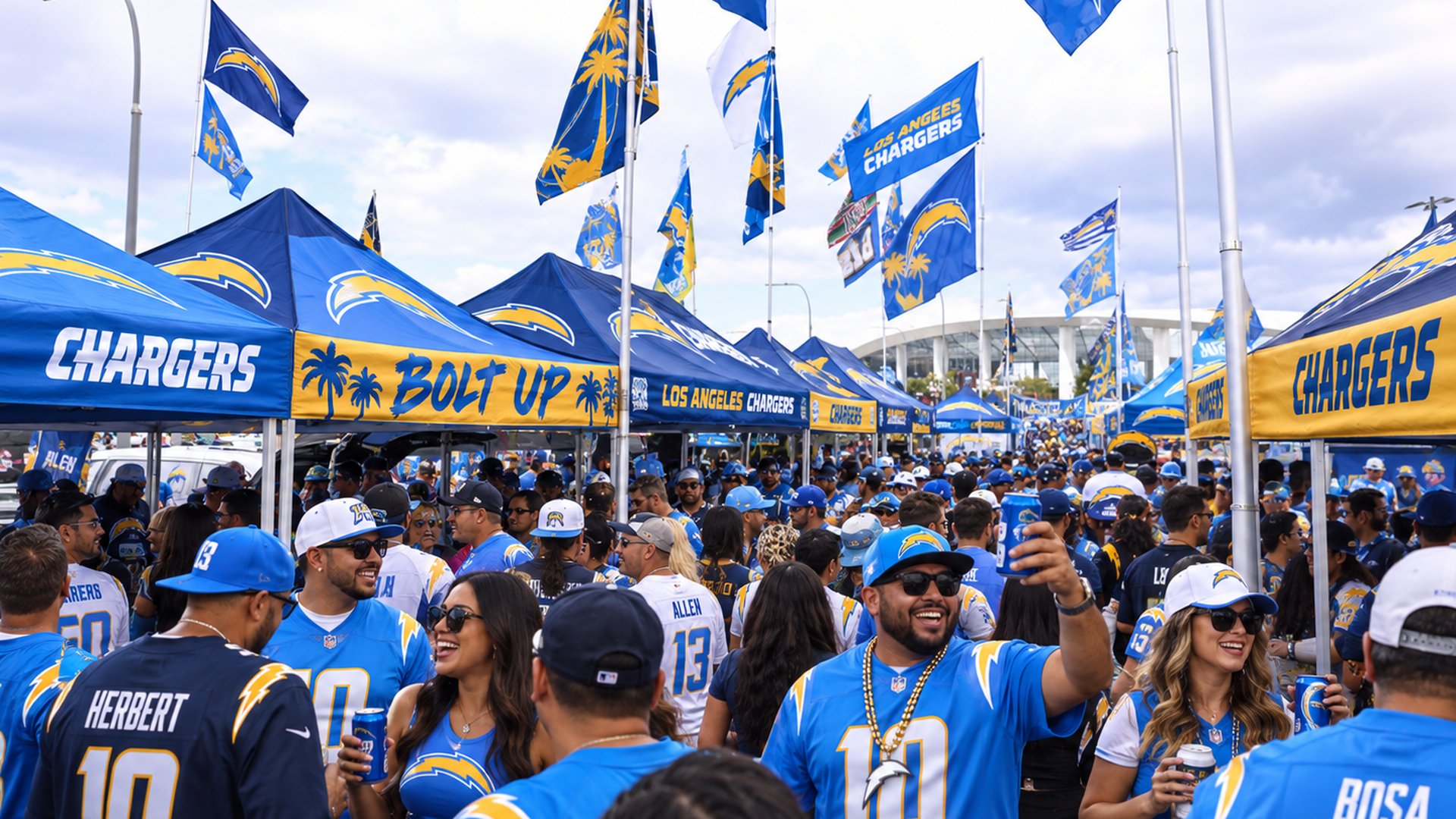 Chargers football tailgate at SoFi Stadium · Inglewood, CA