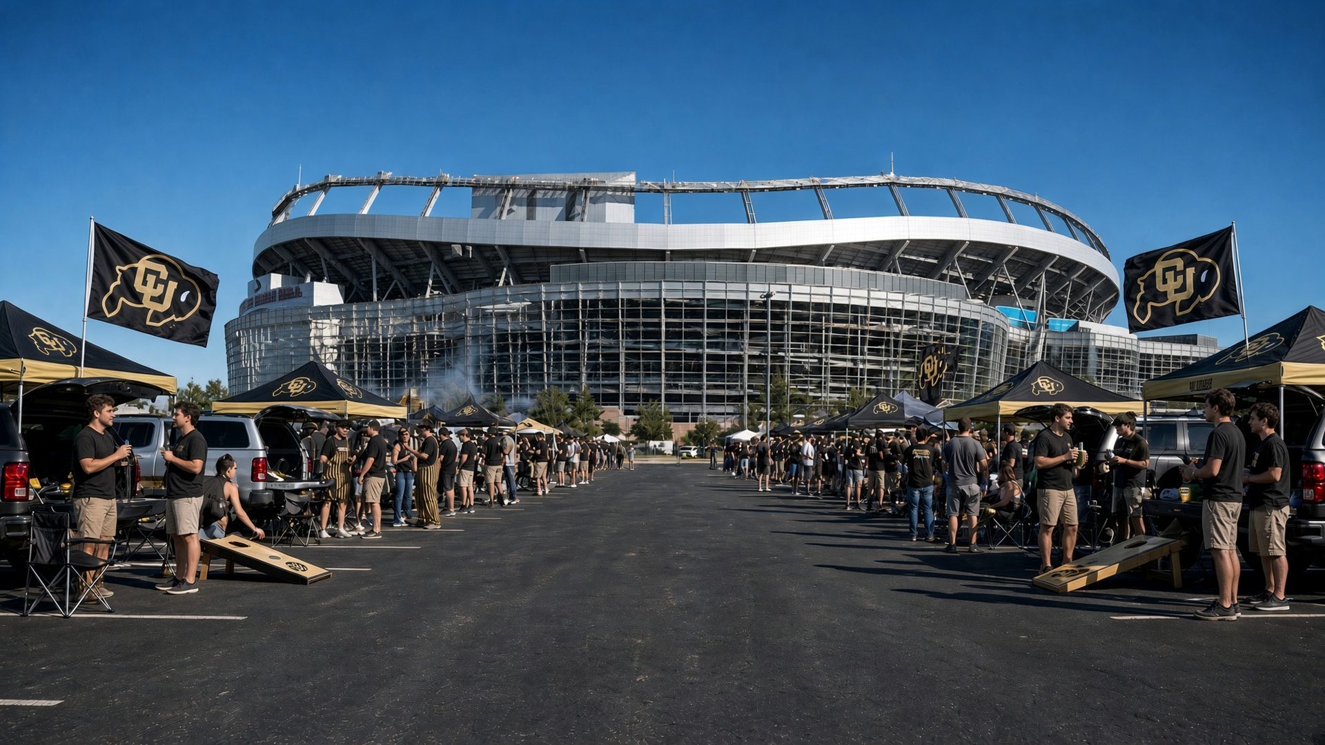 Colorado football tailgate at Folsom Field · Boulder, CO