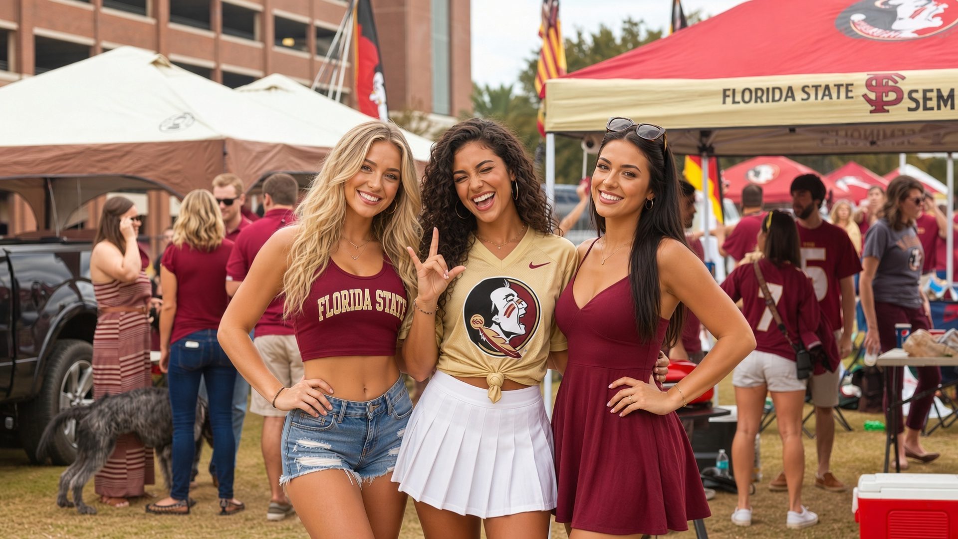 Florida State football tailgate at Doak Campbell Stadium · Tallahassee, FL
