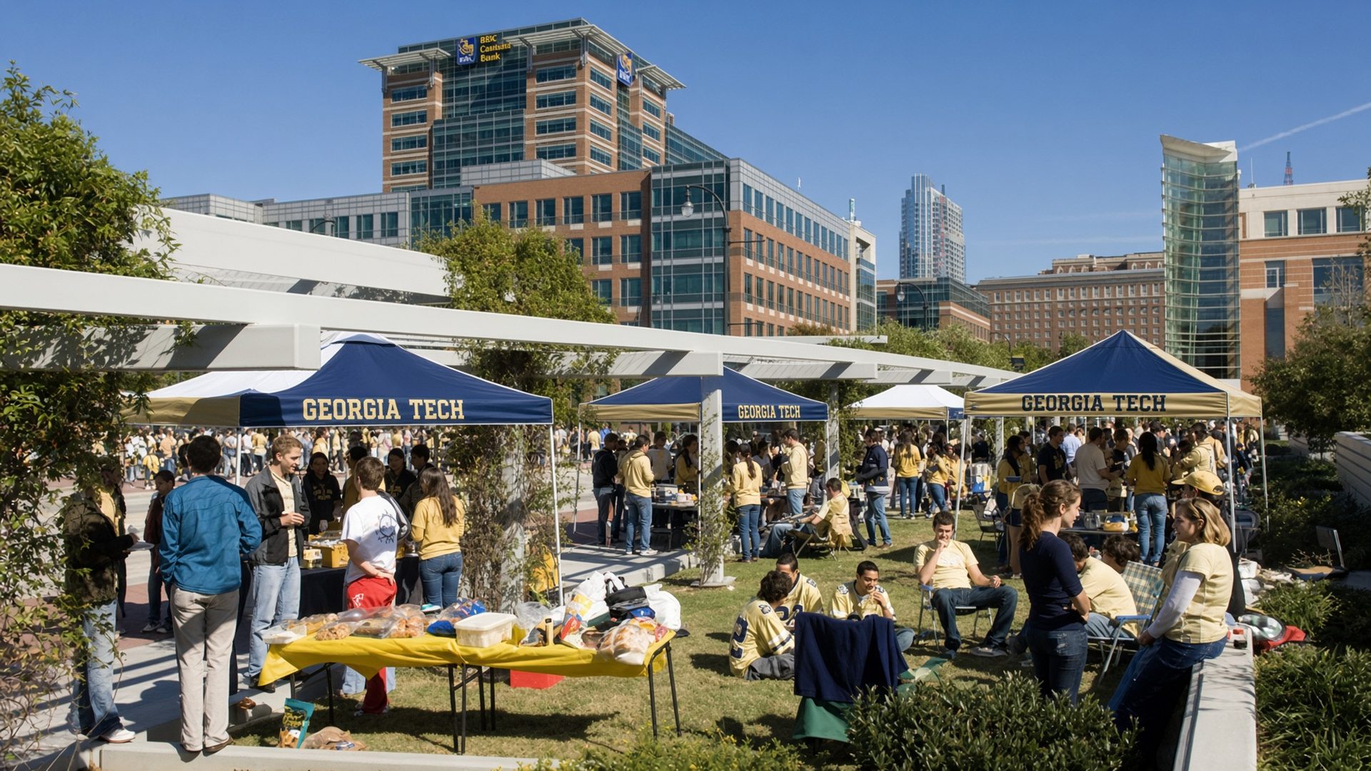 Georgia Tech football tailgate at Bobby Dodd Stadium at Hyundai Field · Atlanta, GA