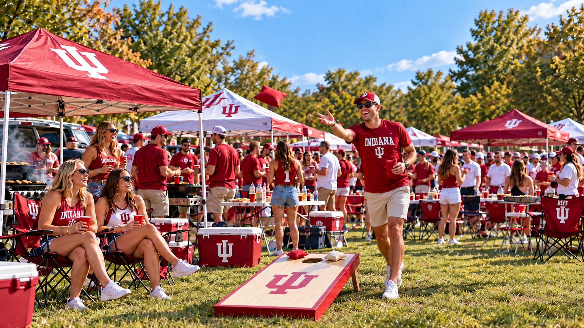 Indiana football tailgate at Memorial Stadium · Bloomington, IN