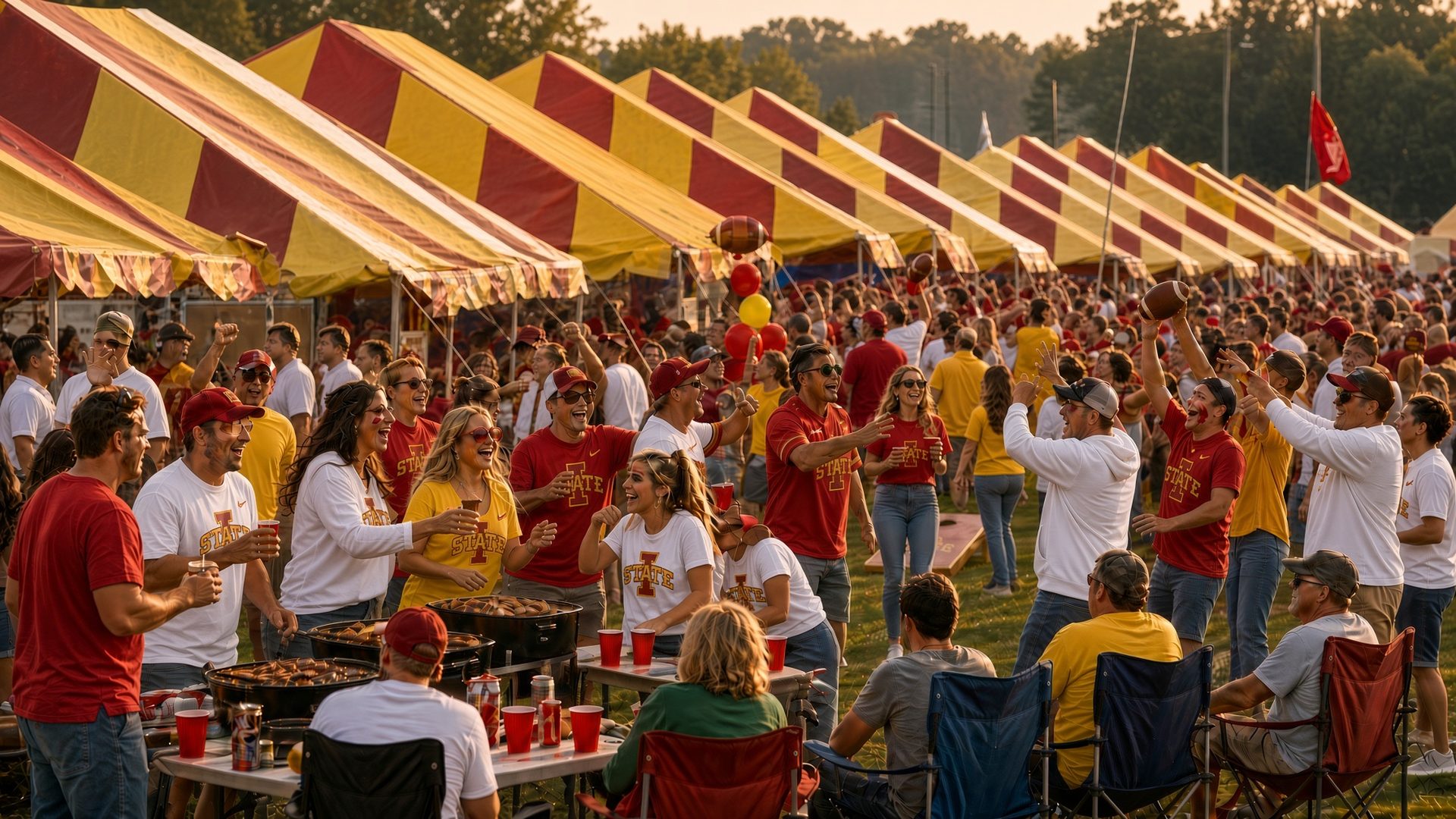 Iowa State football tailgate at Jack Trice Stadium · Ames, IA