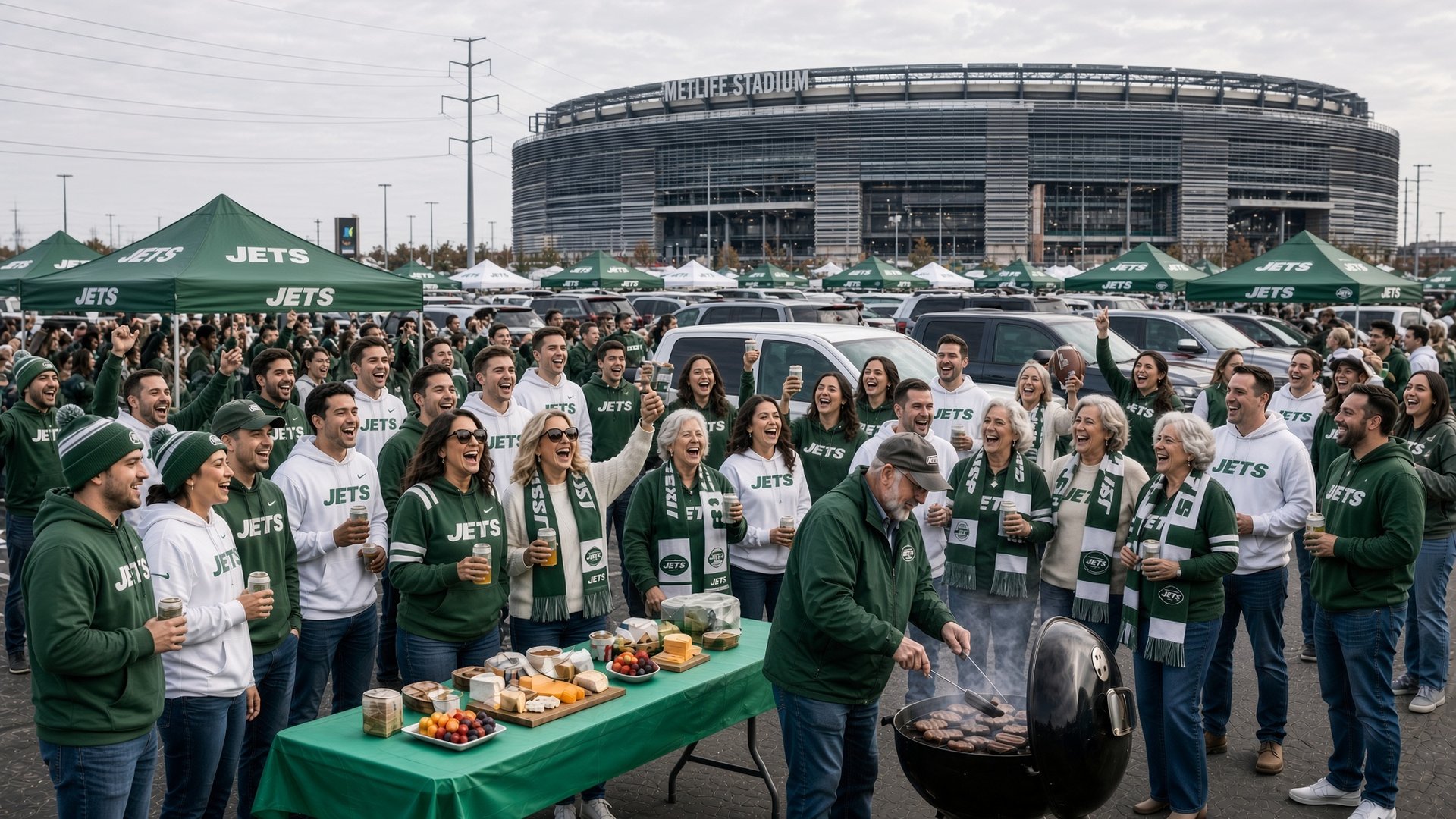 Jets football tailgate at MetLife Stadium · East Rutherford, NJ