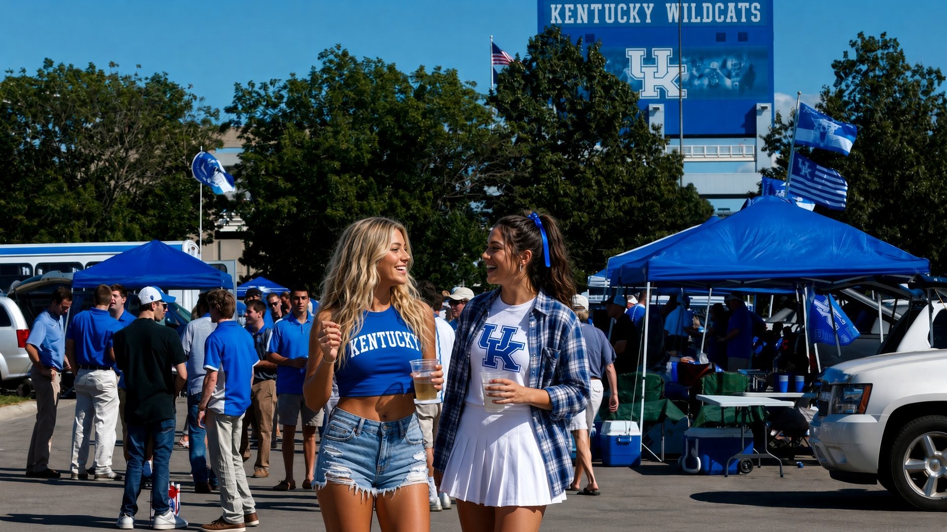 Kentucky football tailgate at Kroger Field · Lexington, KY