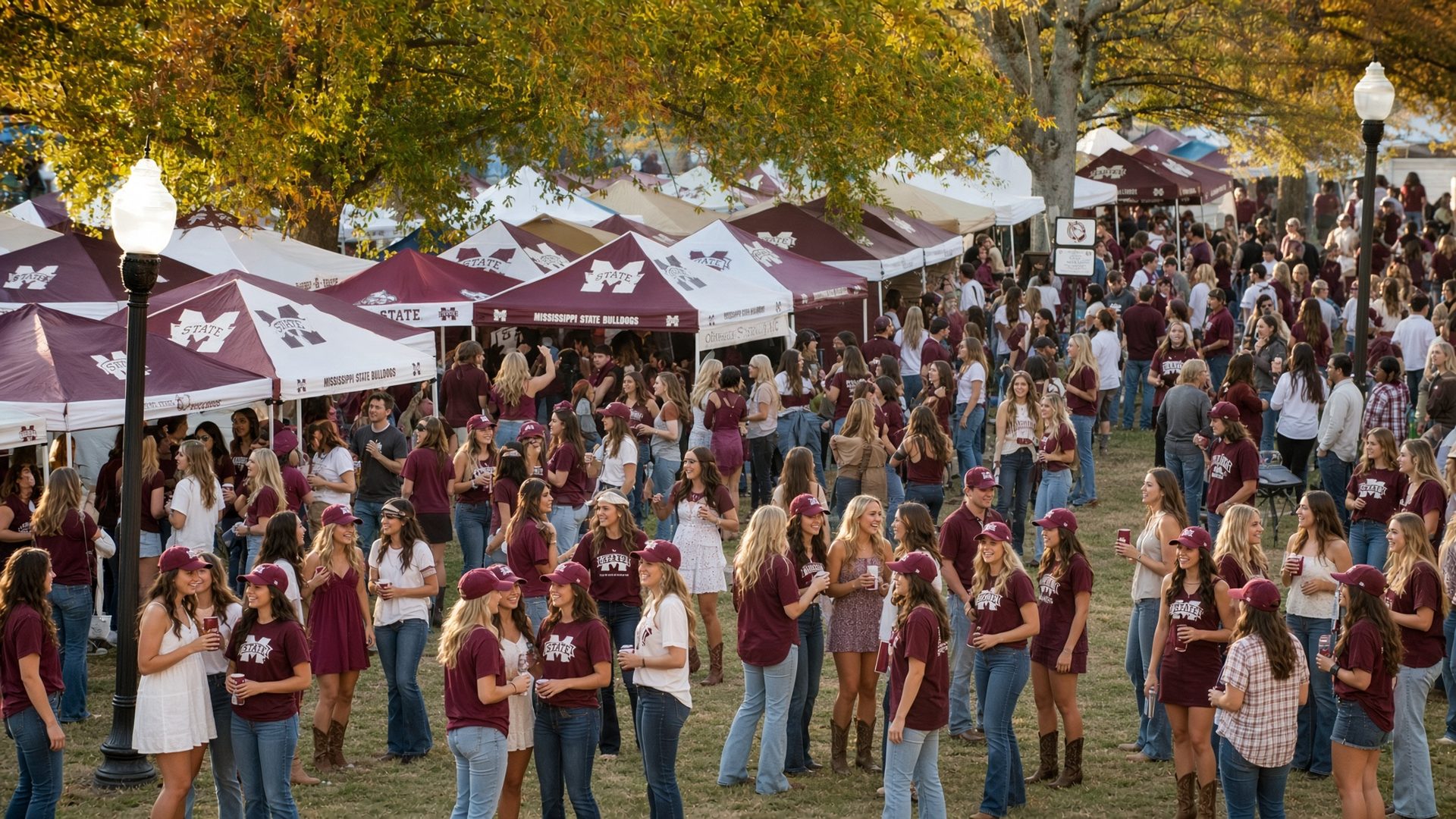 Mississippi State football tailgate at Davis Wade Stadium · Starkville, MS