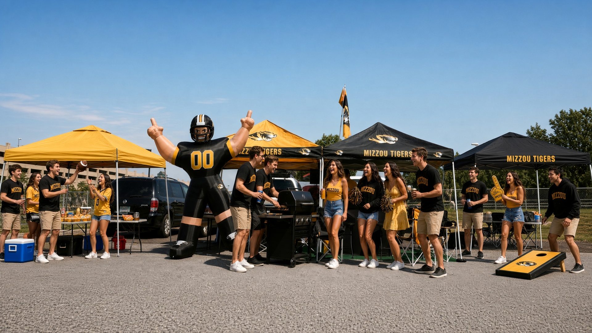 Missouri football tailgate at Faurot Field at Memorial Stadium · Columbia, MO