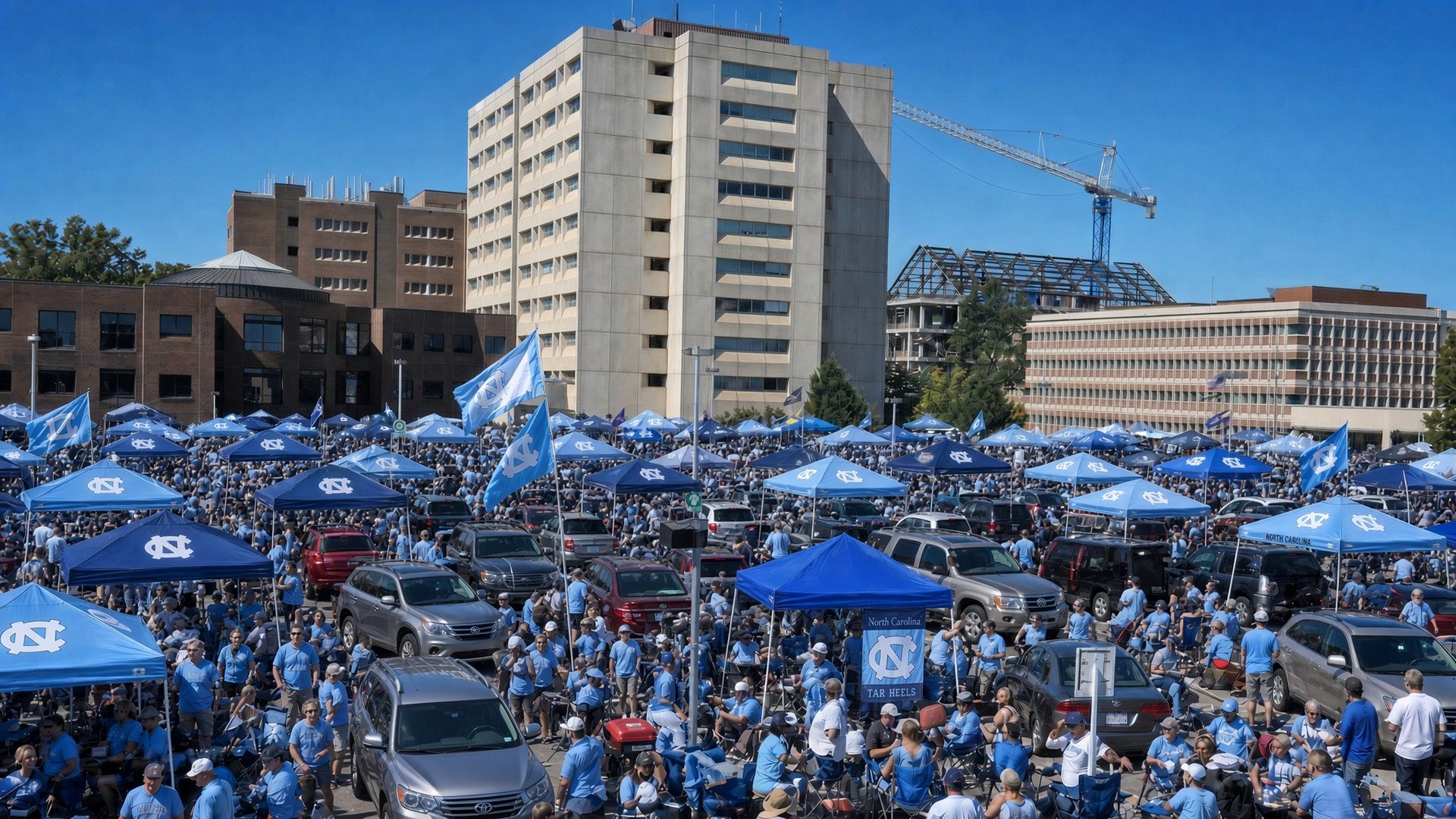 North Carolina football tailgate at Kenan Memorial Stadium · Chapel Hill, NC