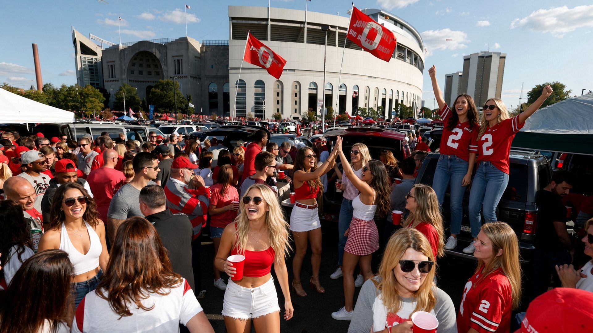 Ohio State football tailgate at Ohio Stadium · Columbus, OH
