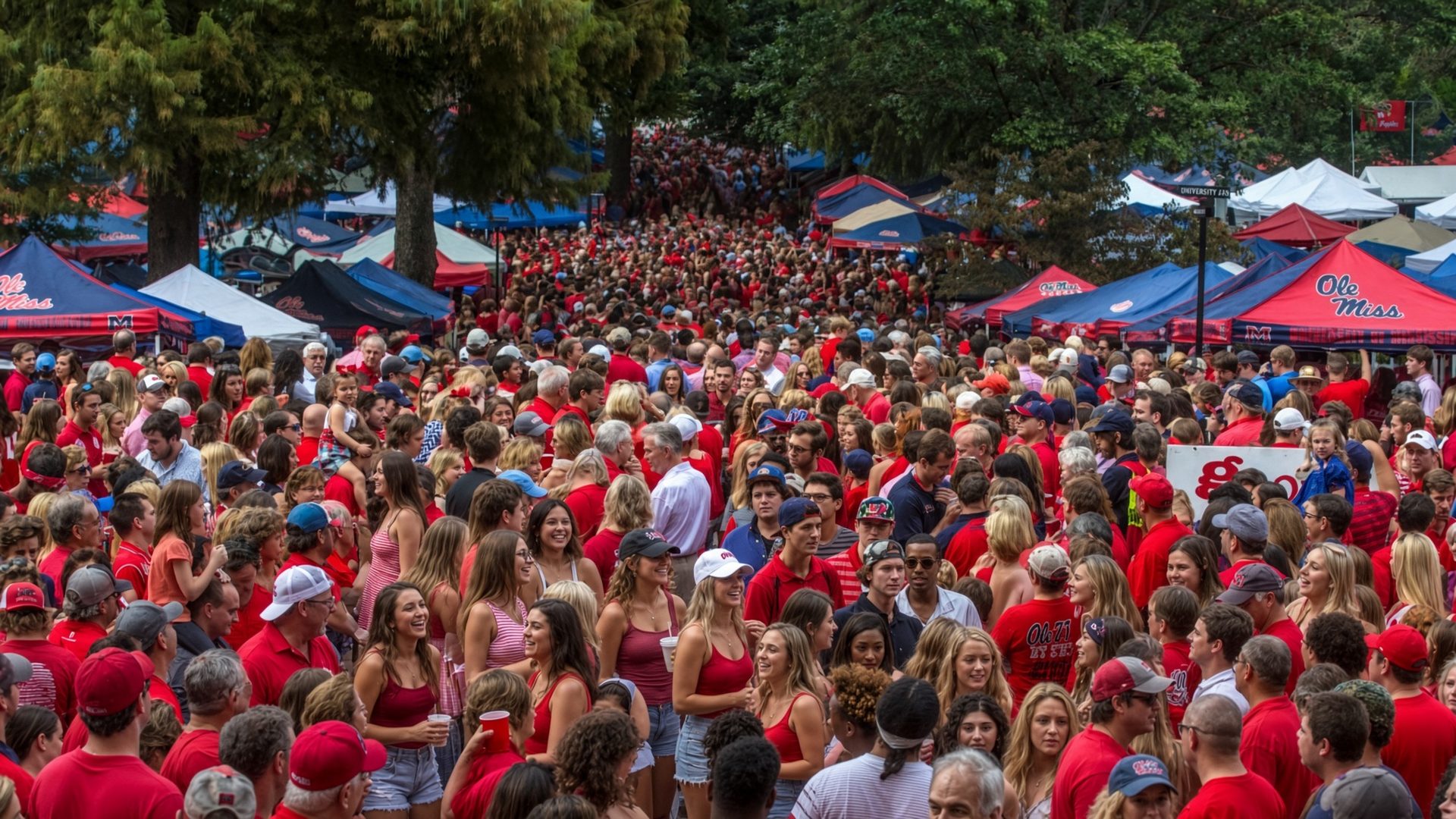 Ole Miss football tailgate at Vaught-Hemingway Stadium · Oxford, MS