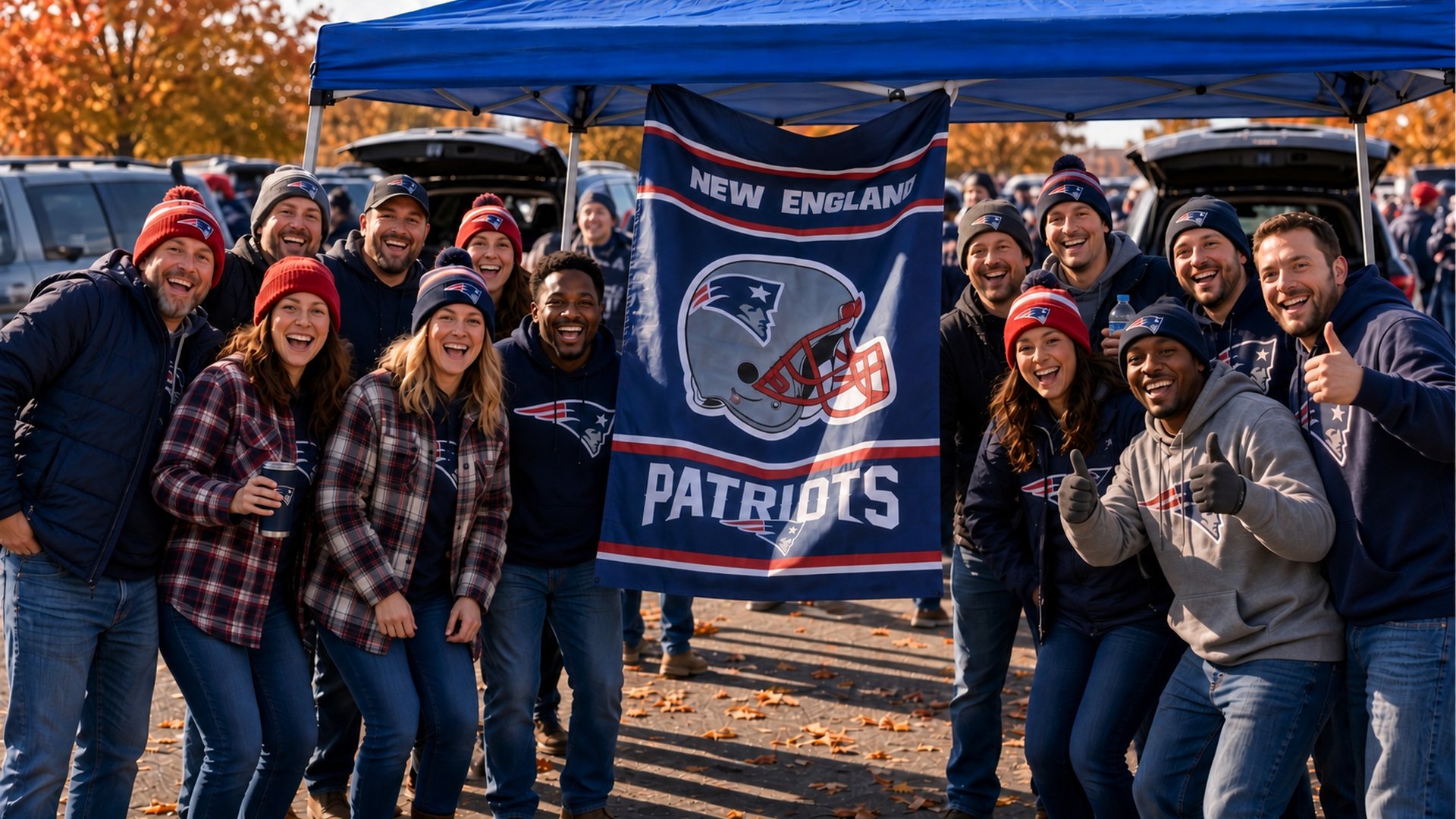 Patriots football tailgate at Gillette Stadium · Foxborough, MA