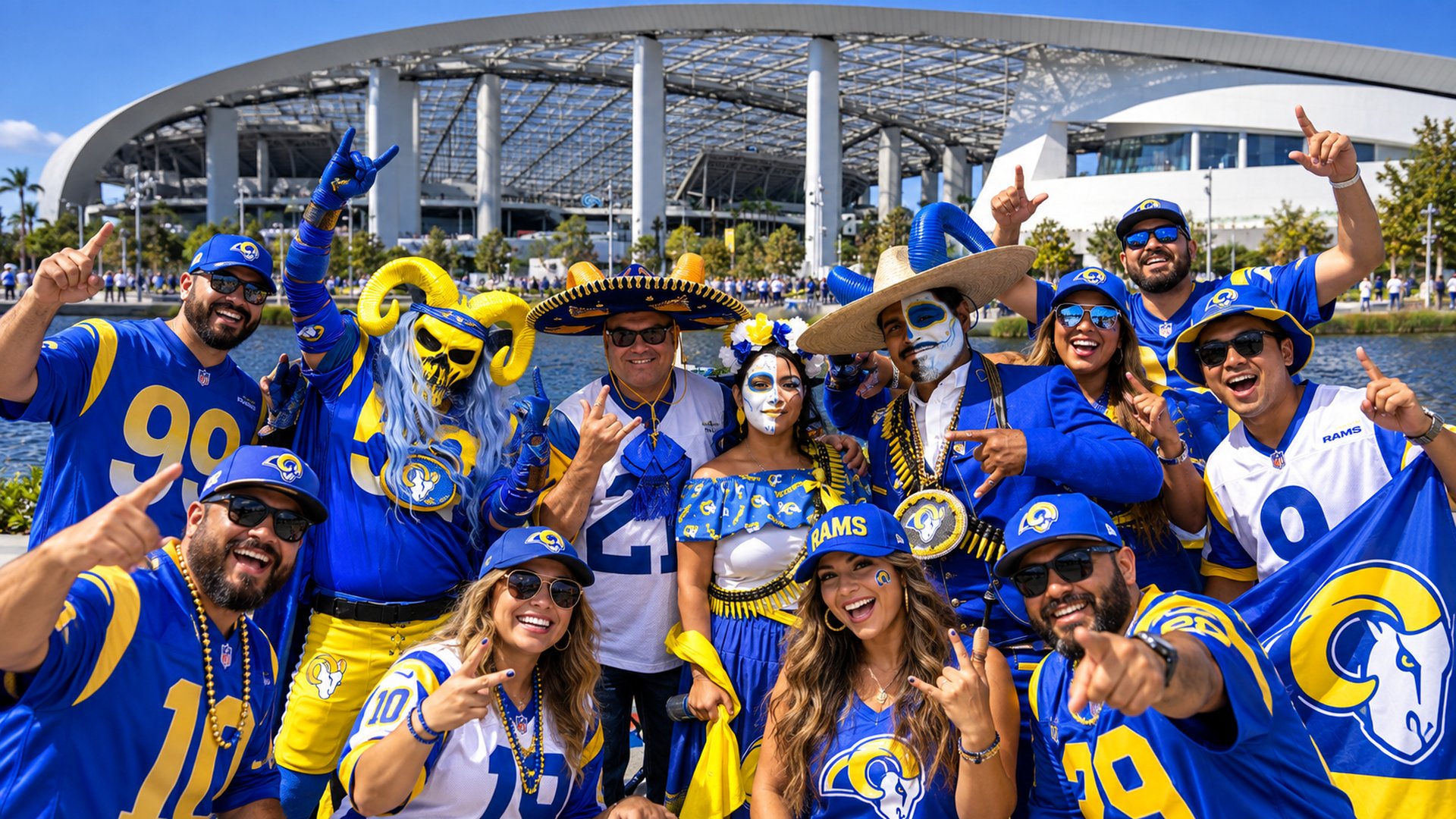 Rams football tailgate at SoFi Stadium · Inglewood, CA
