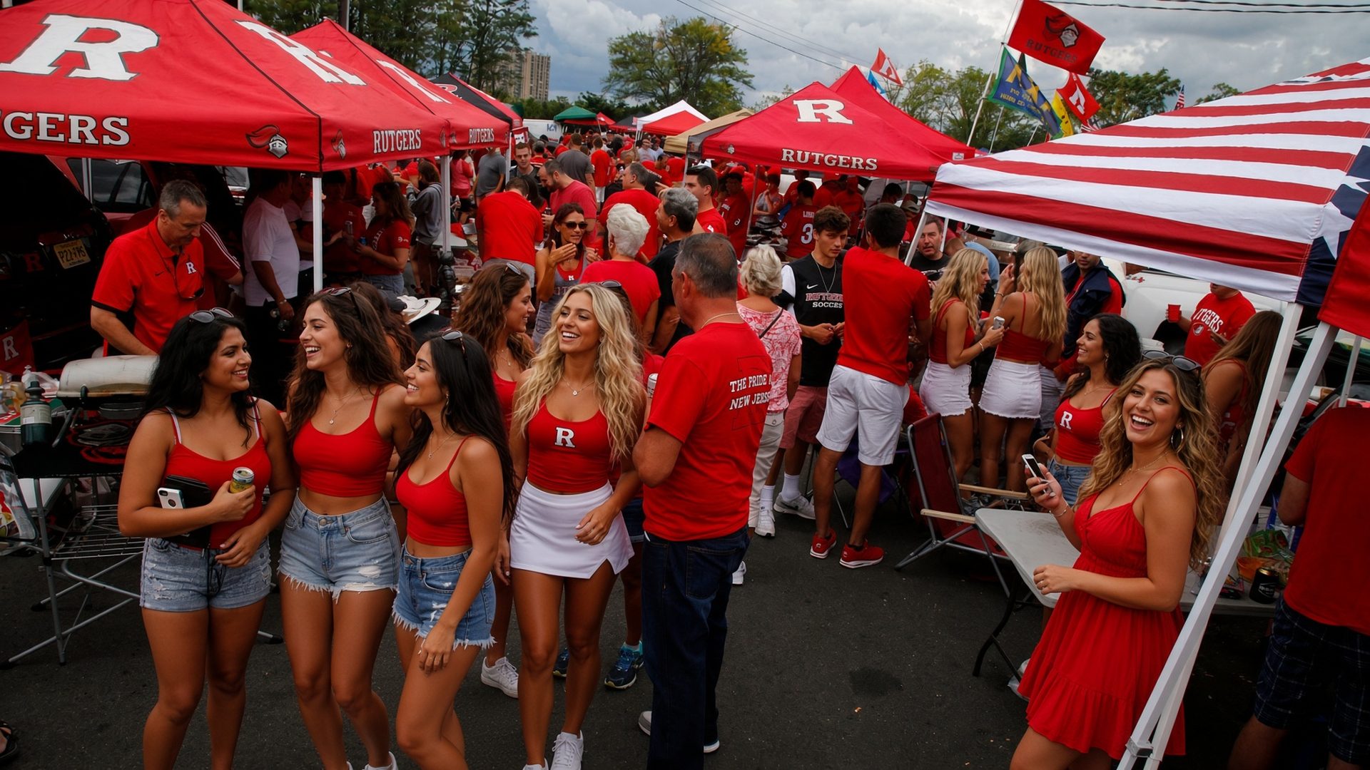 Rutgers football tailgate at SHI Stadium · Piscataway, NJ