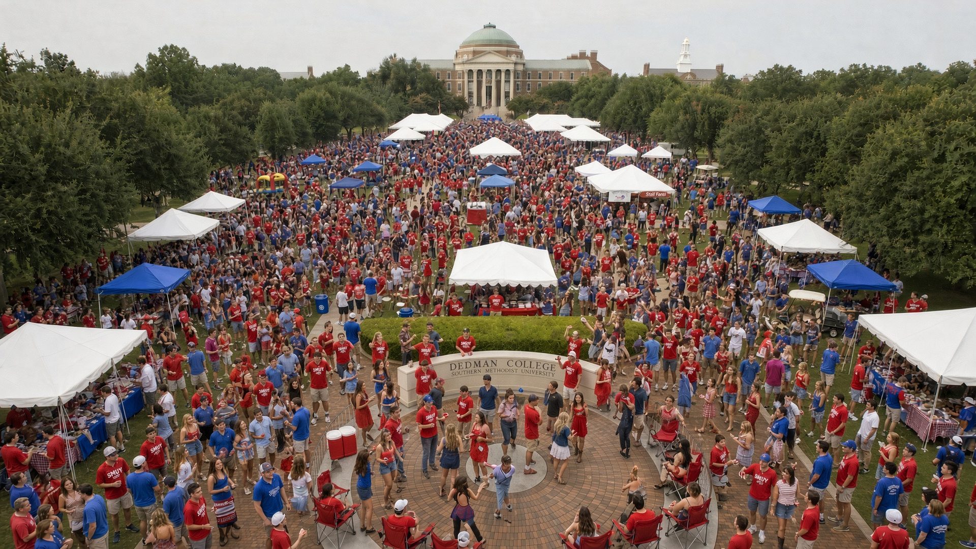 SMU football tailgate at Gerald J. Ford Stadium · Dallas, TX