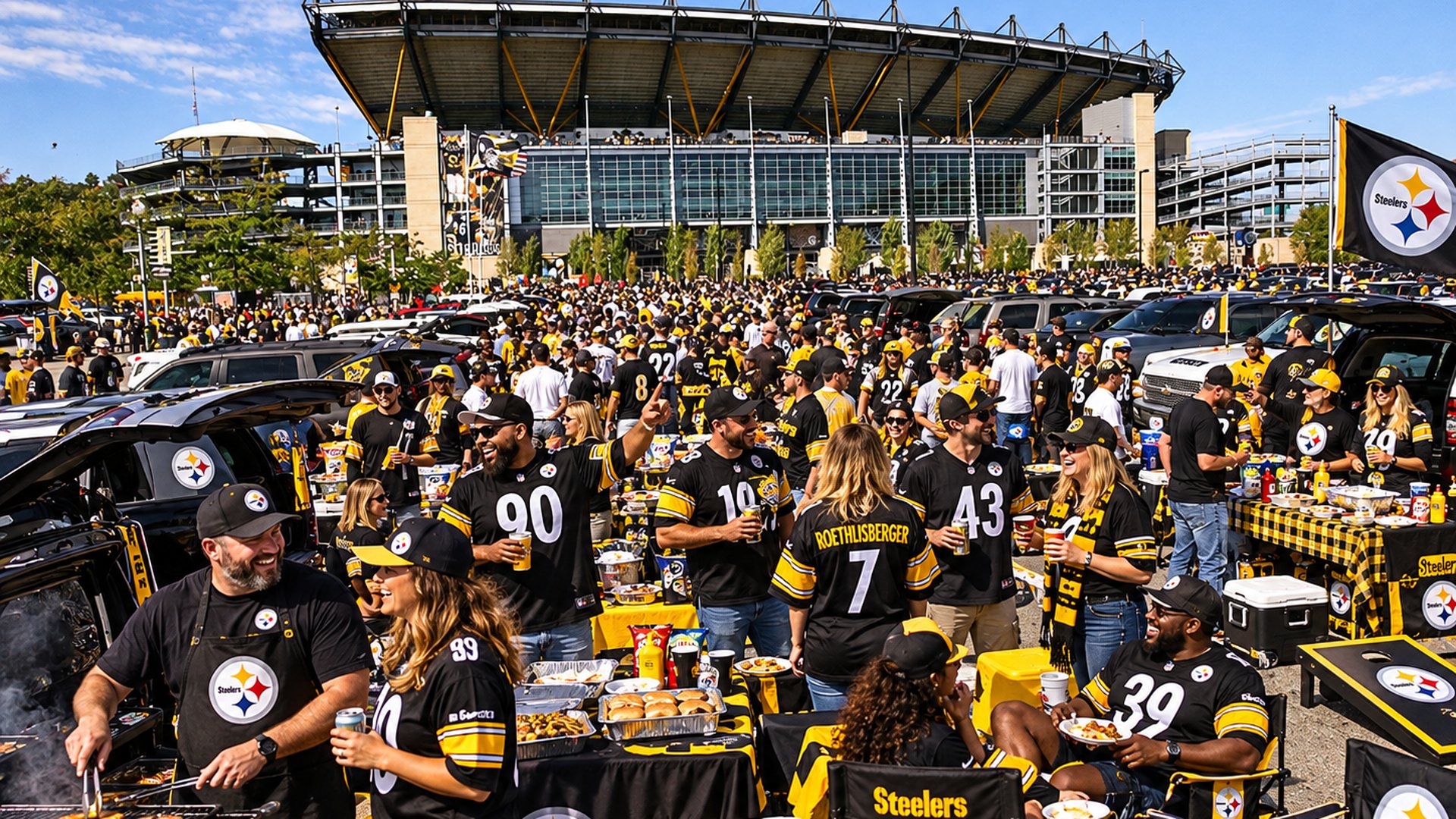 Steelers football tailgate at Acrisure Stadium · Pittsburgh, PA