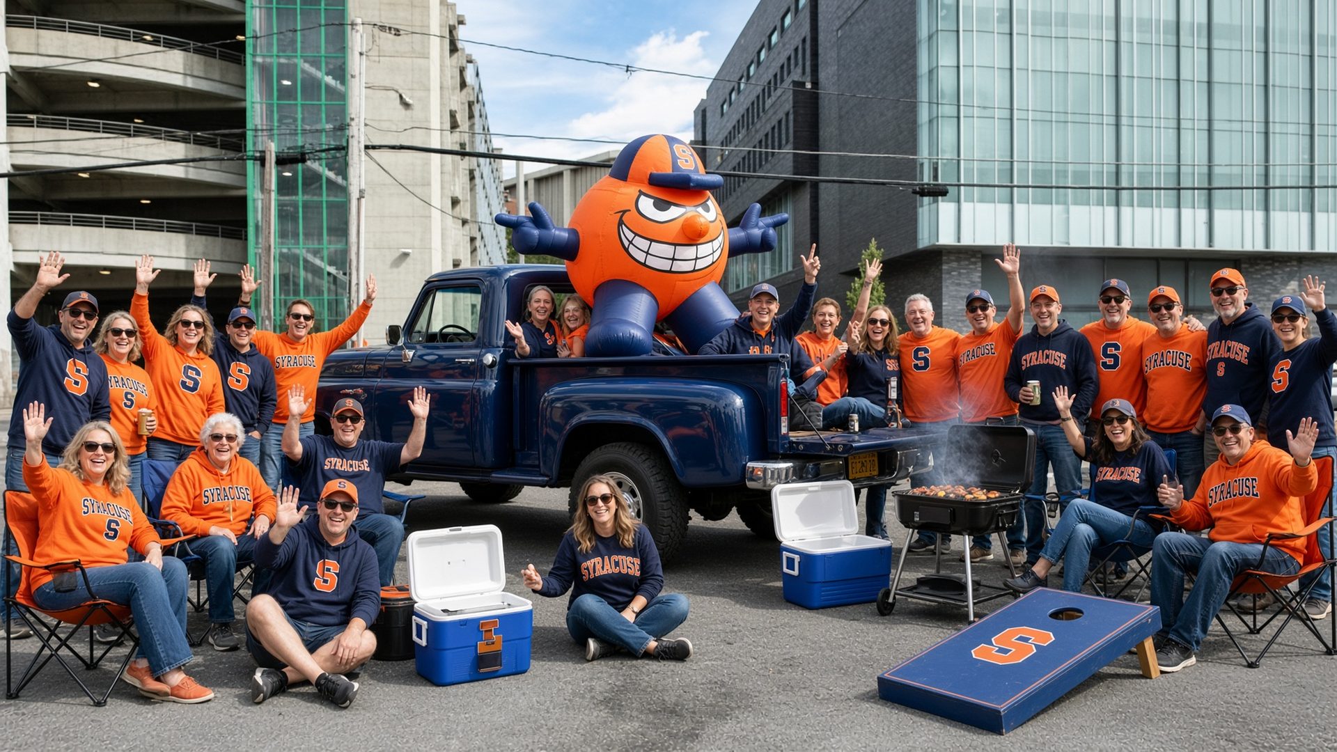 Syracuse football tailgate at JMA Wireless Dome · Syracuse, NY