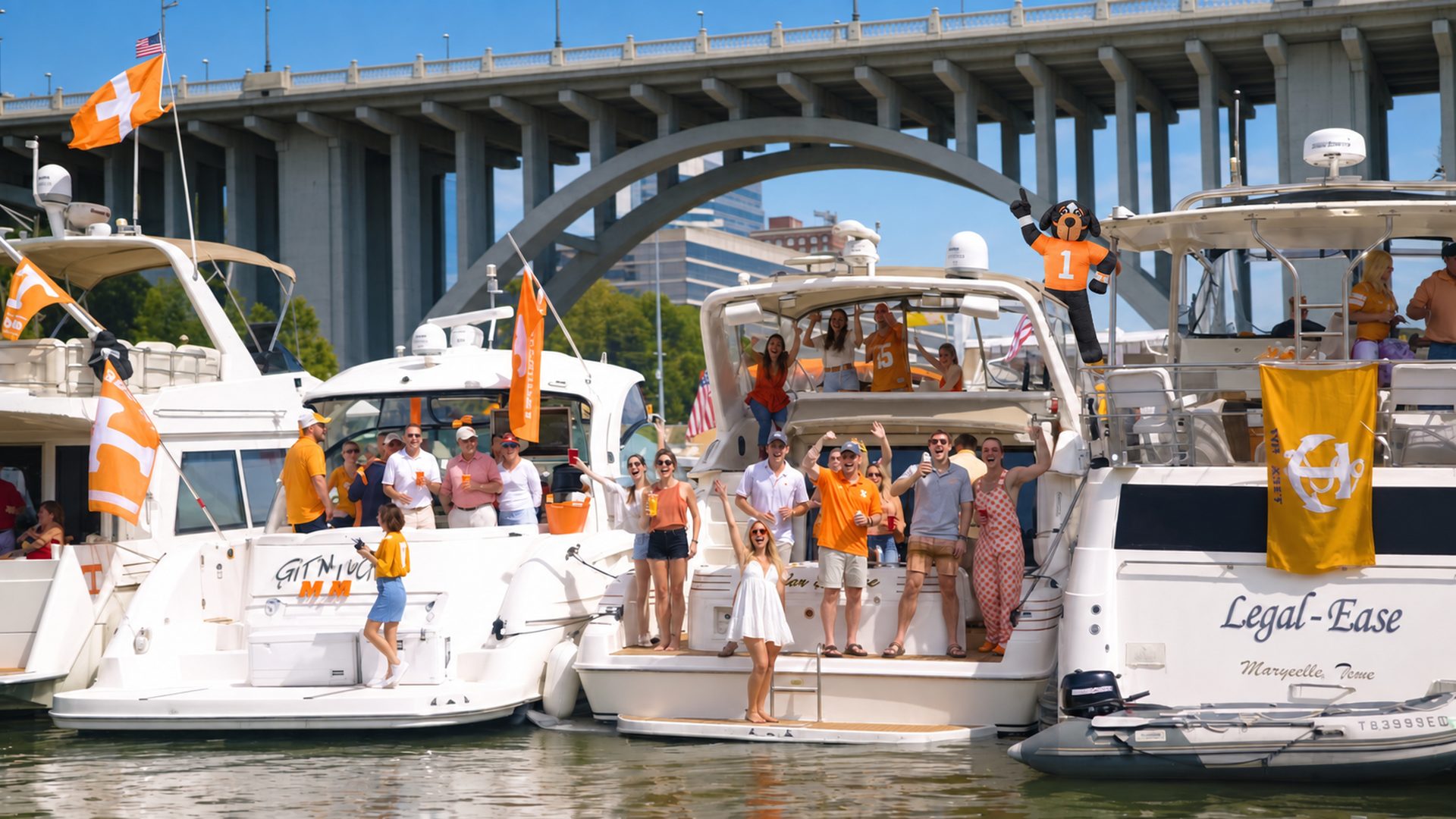 Tennessee football tailgate at Neyland Stadium · Knoxville, TN