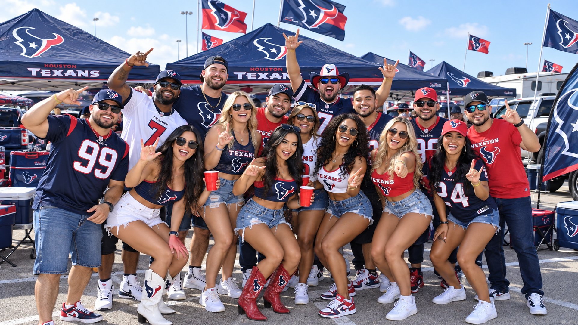 Texans football tailgate at NRG Stadium · Houston, TX