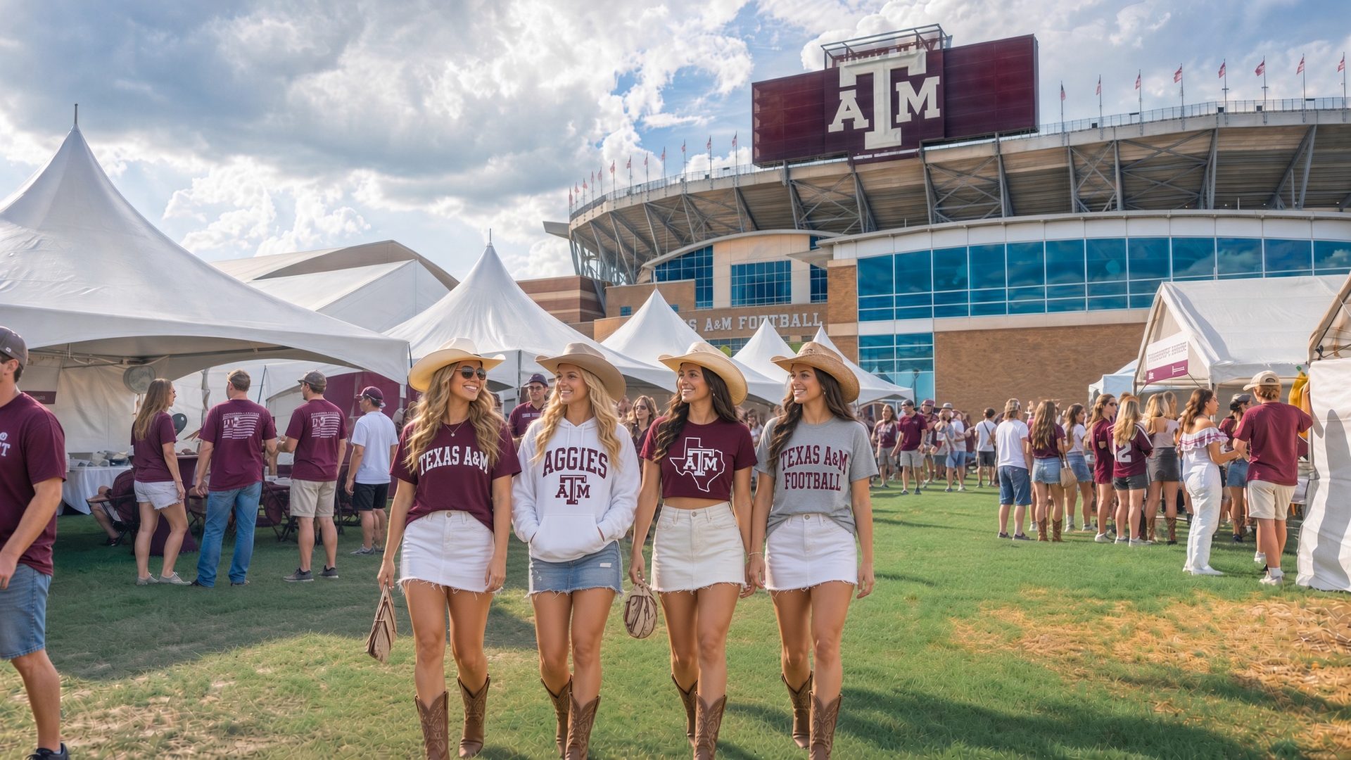 Texas A&M football tailgate at Kyle Field · College Station, TX
