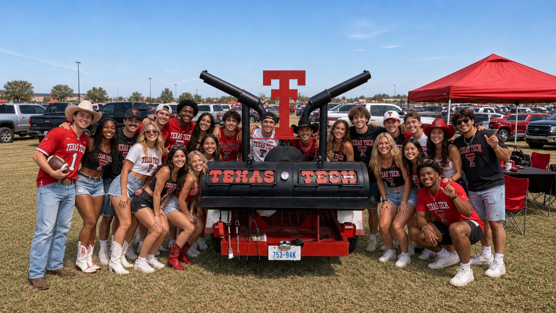 Texas Tech football tailgate at Galaxy Stadium · Lubbock, TX