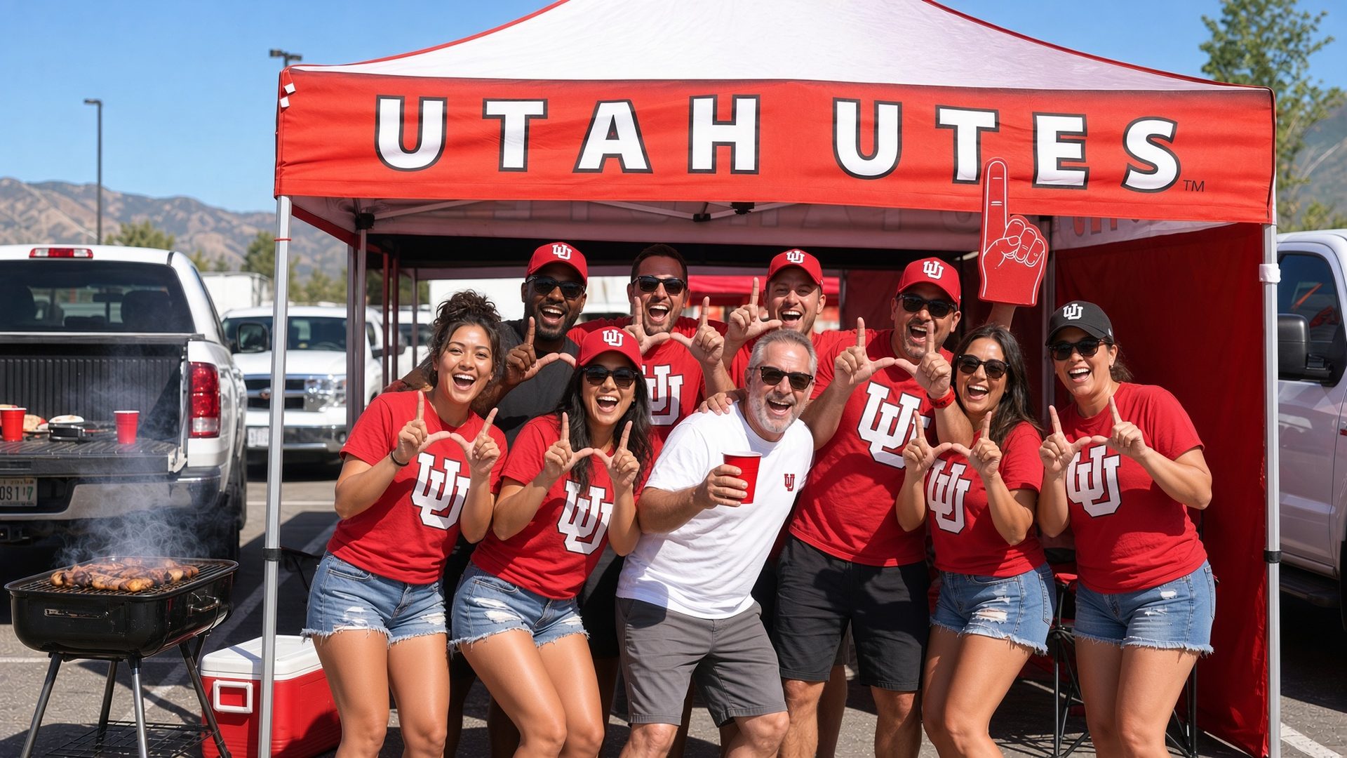 Utah football tailgate at Rice-Eccles Stadium · Salt Lake City, UT
