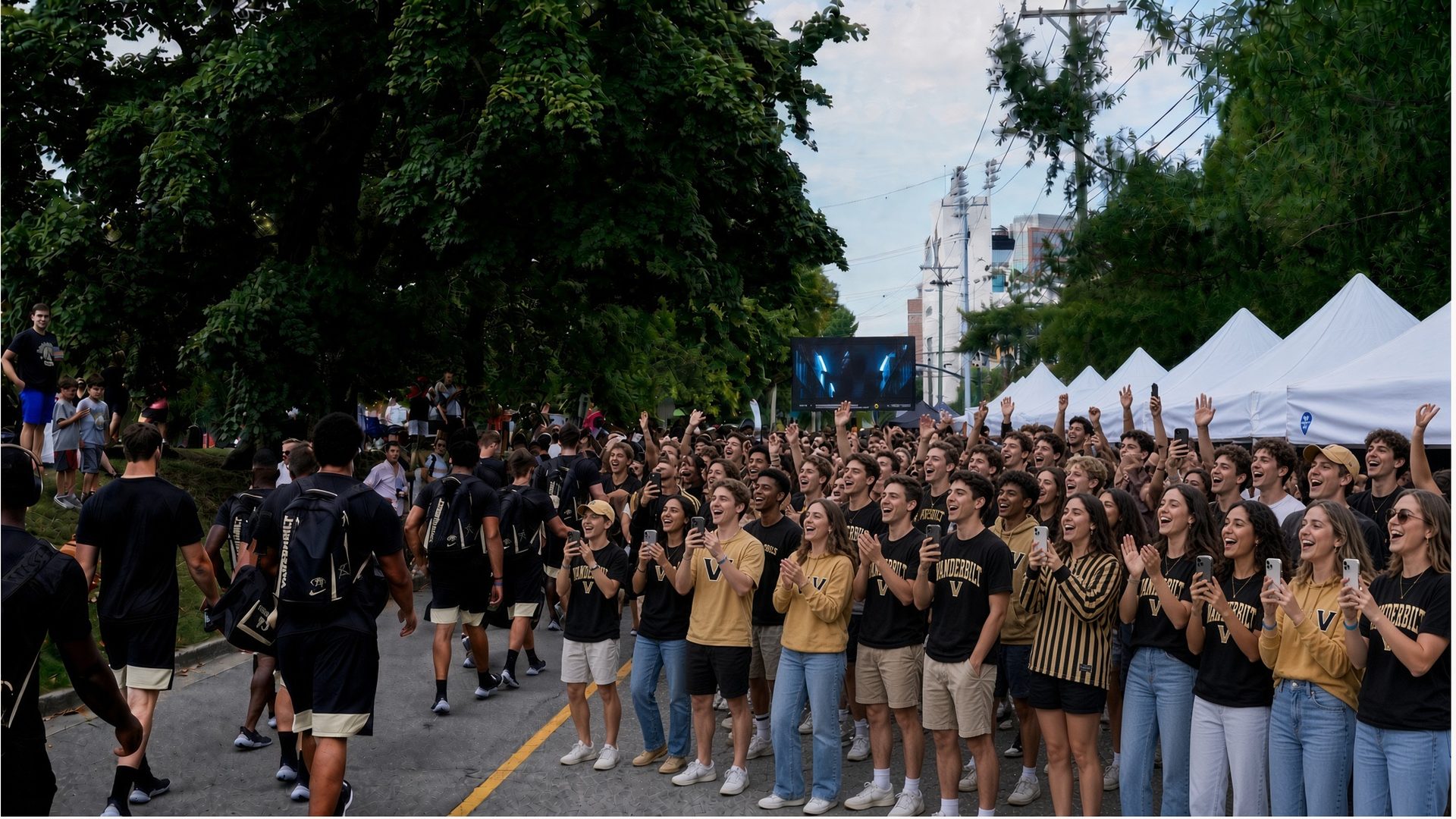 Vanderbilt football tailgate at FirstBank Stadium · Nashville, TN