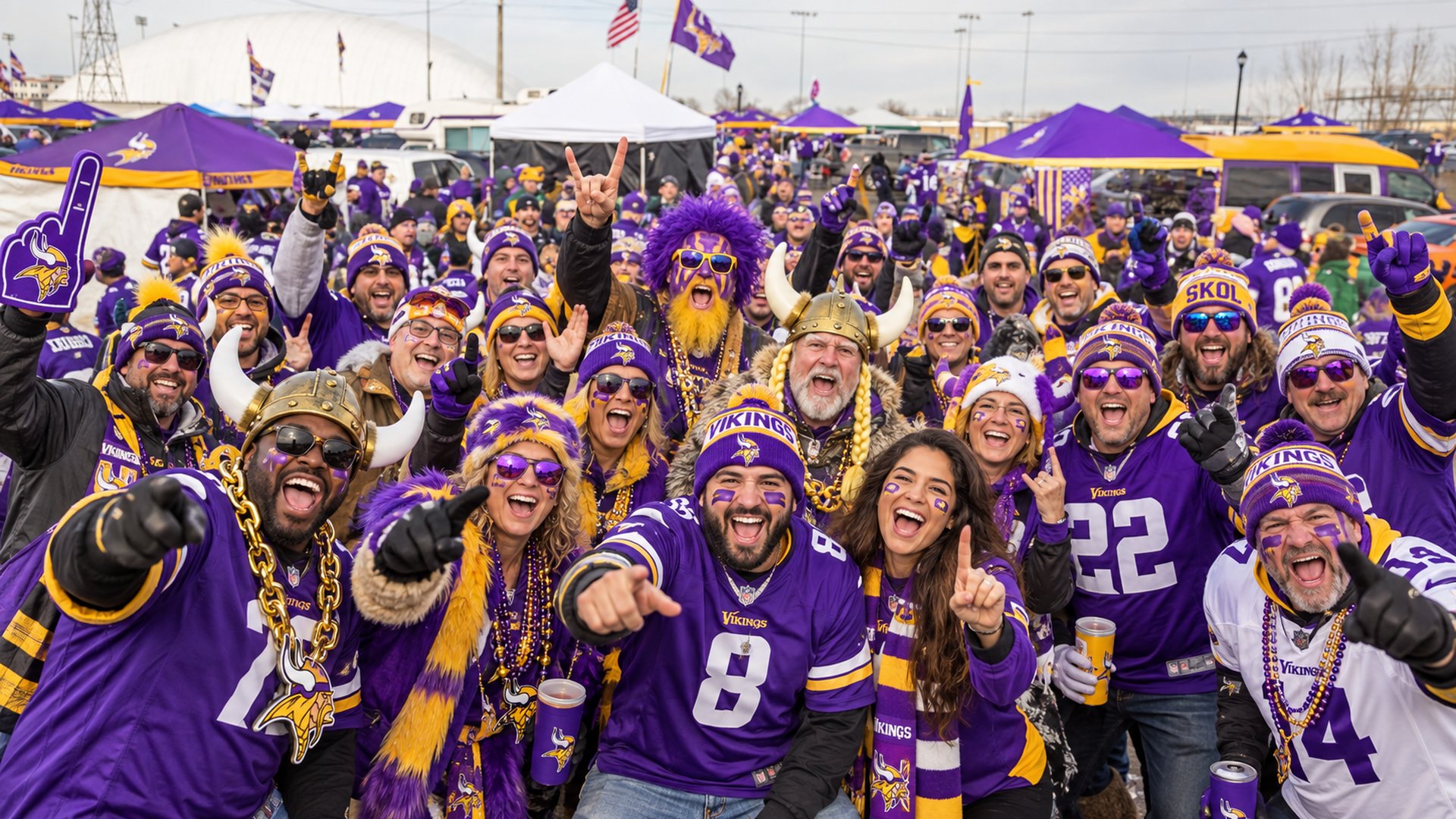 Vikings football tailgate at U.S. Bank Stadium · Minneapolis, MN
